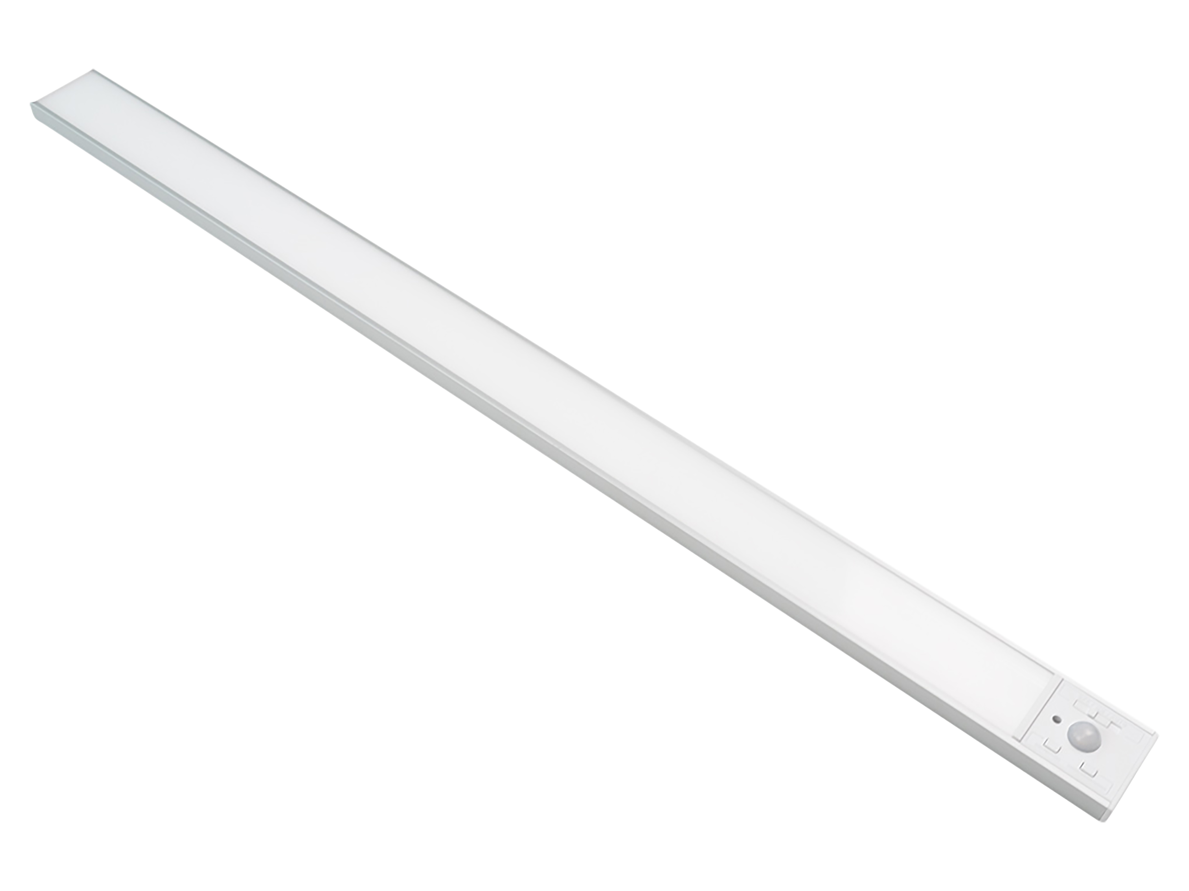 LUXULA LED-Schrankleuchte mit Bewegungsmelder, 4,07W, 1650lm, CCT, IP20, silber, 60cm
