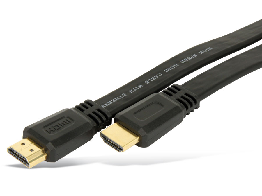 S-IMPULS HDMI-Flatkabel, HIGH SPEED with ETHERNET, 2 m S-IMPULS HDMI-Flatkabel, HIGH SPEED with ETHERNET, 2 m