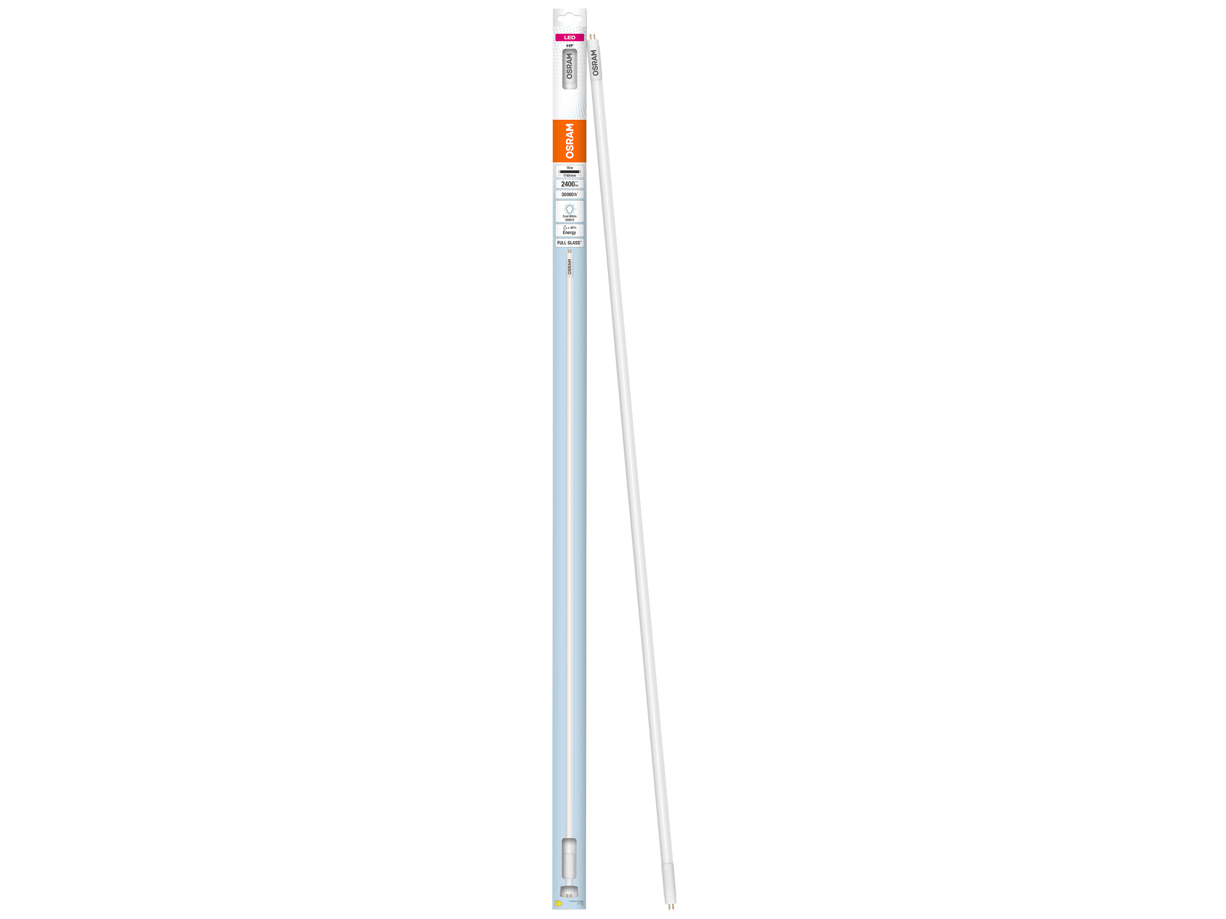 OSRAM LED-Röhre, T5, 1149mm, G5, EEK: D, 16W, 2400lm, 4000K OSRAM LED-Röhre, T5, 1149mm, G5, EEK: D, 16W, 2400lm, 4000K