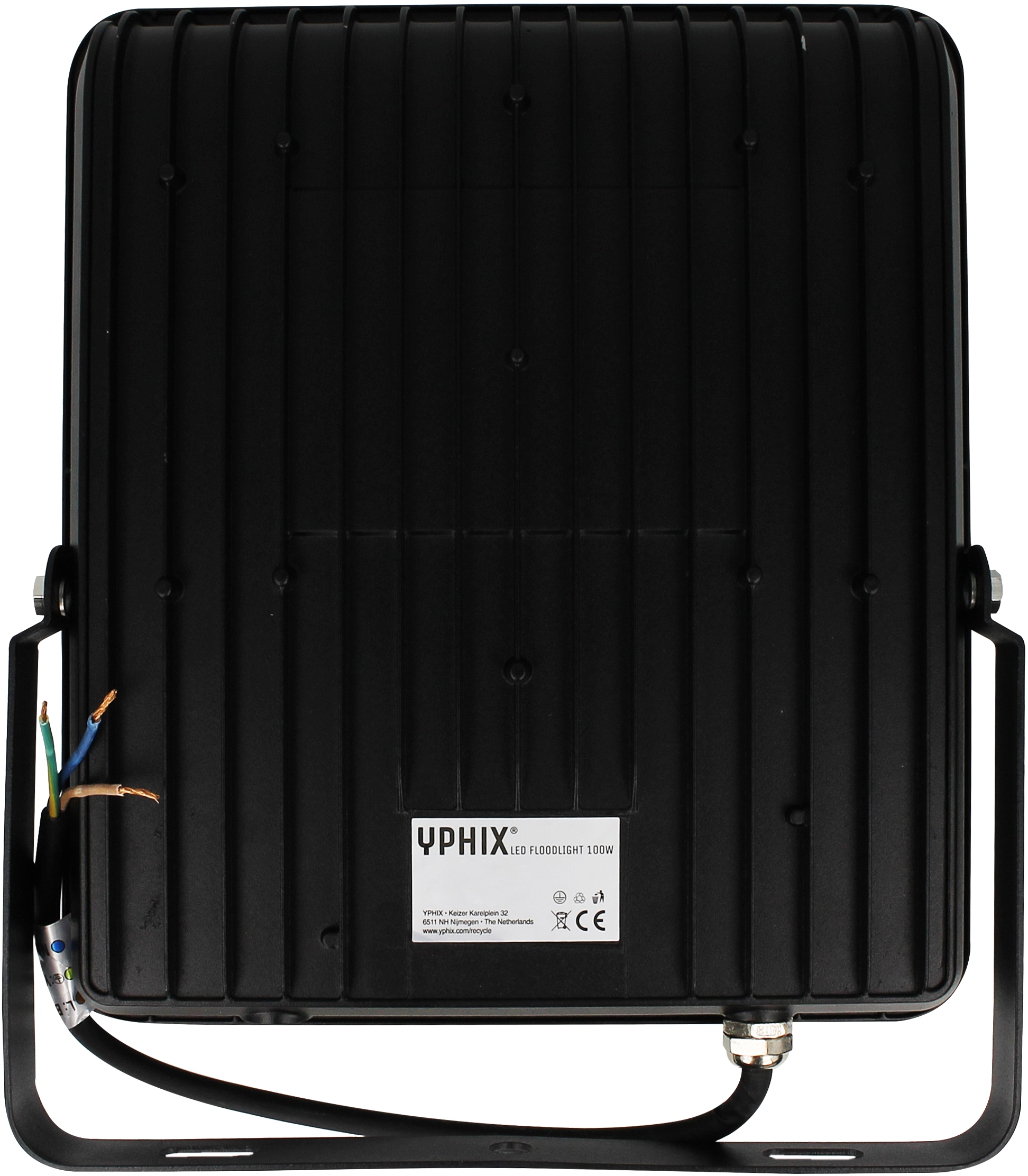 YPHIX LED-Baustrahler LED Floodlight, 73620, 50 W, 3000 K, schwarz YPHIX LED-Baustrahler LED Floodlight, 73620, 50 W, 3000 K, schwarz