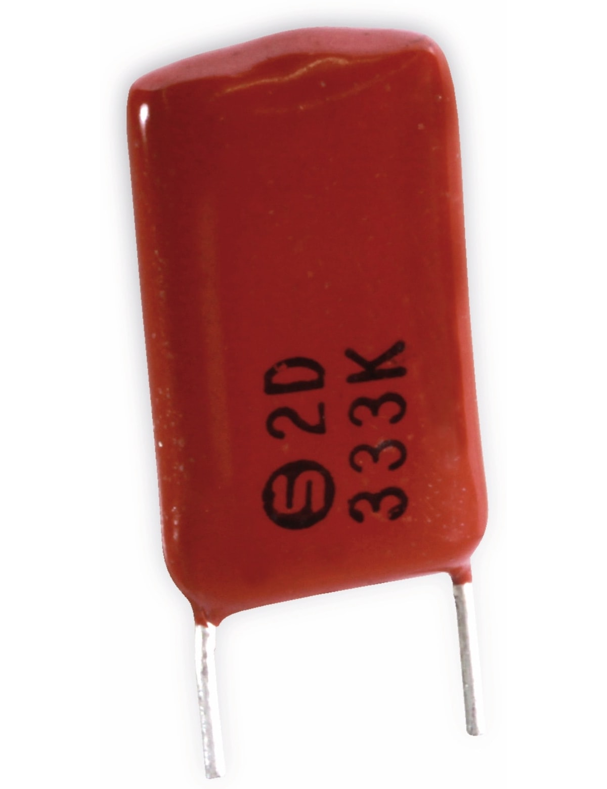 Folien-Kondensator, 0,033 µF, 200 V, radial, RM 7,5 Folien-Kondensator, 0,033 µF, 200 V