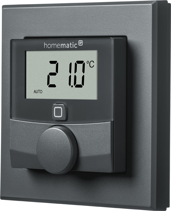 HOMEMATIC IP 159820A0, Wandthermostat Luftfeuchtigkeitssensor, anthrazit HOMEMATIC IP 159820A0, Wandthermostat Luftfeuchtigkeitssensor, anthrazit