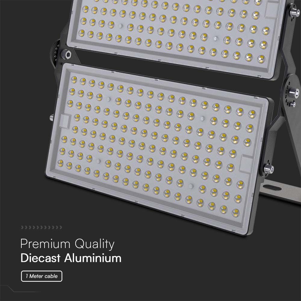 V-TAC LED-Fluter, VT-48500, EEK: D, 500W, 67500 lm, 6500 K, IP65, kaltweiß V-TAC LED-Fluter, VT-48500, EEK: D, 500W, 67500 lm, 6500 K, IP65, kaltweiß