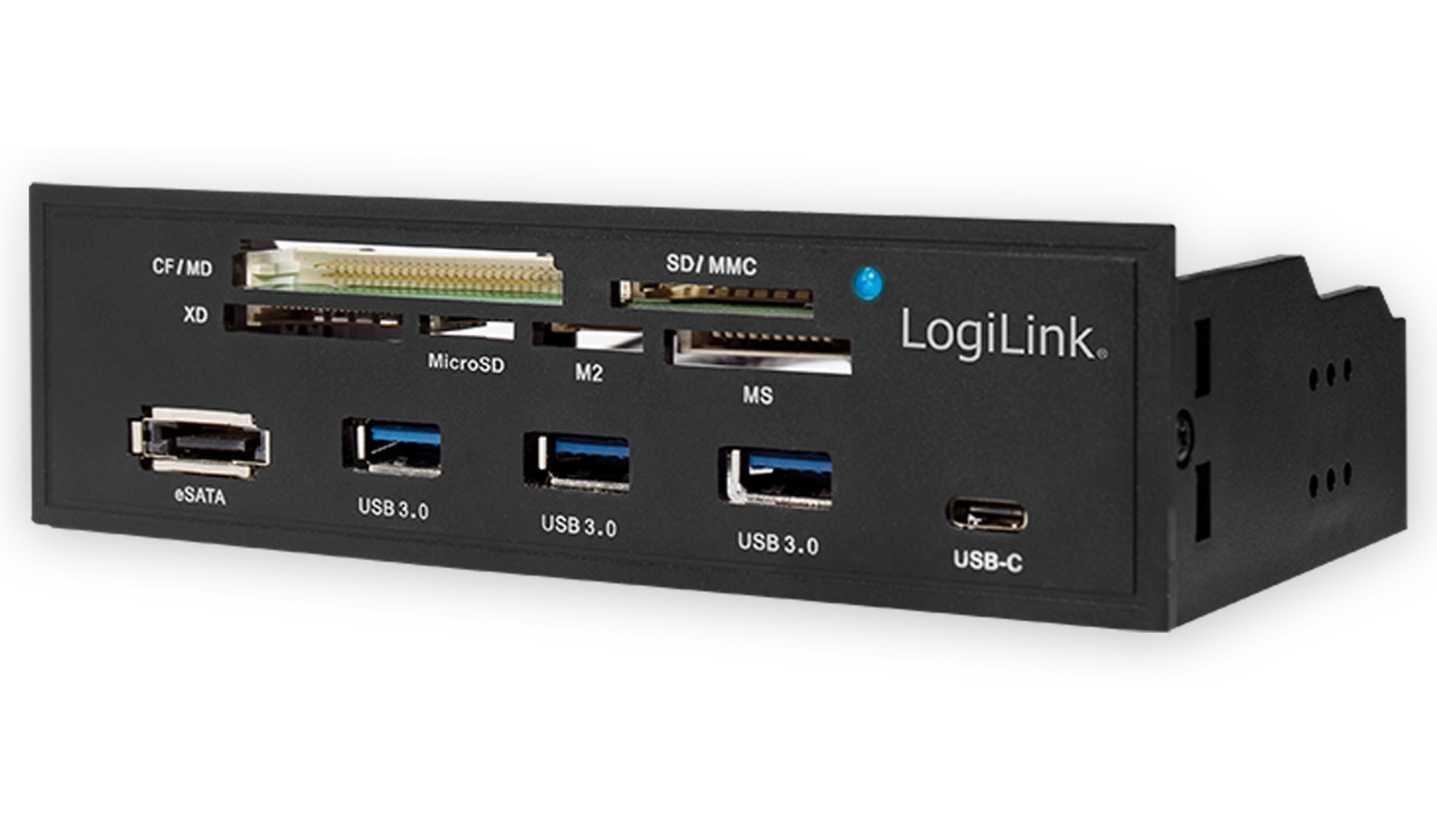 LOGILINK USB3.0 Einbau-Hub UA0341, mit Cardreader, 5,25" LOGILINK USB3.0 Einbau-Hub UA0341, mit Cardreader, 5,25"