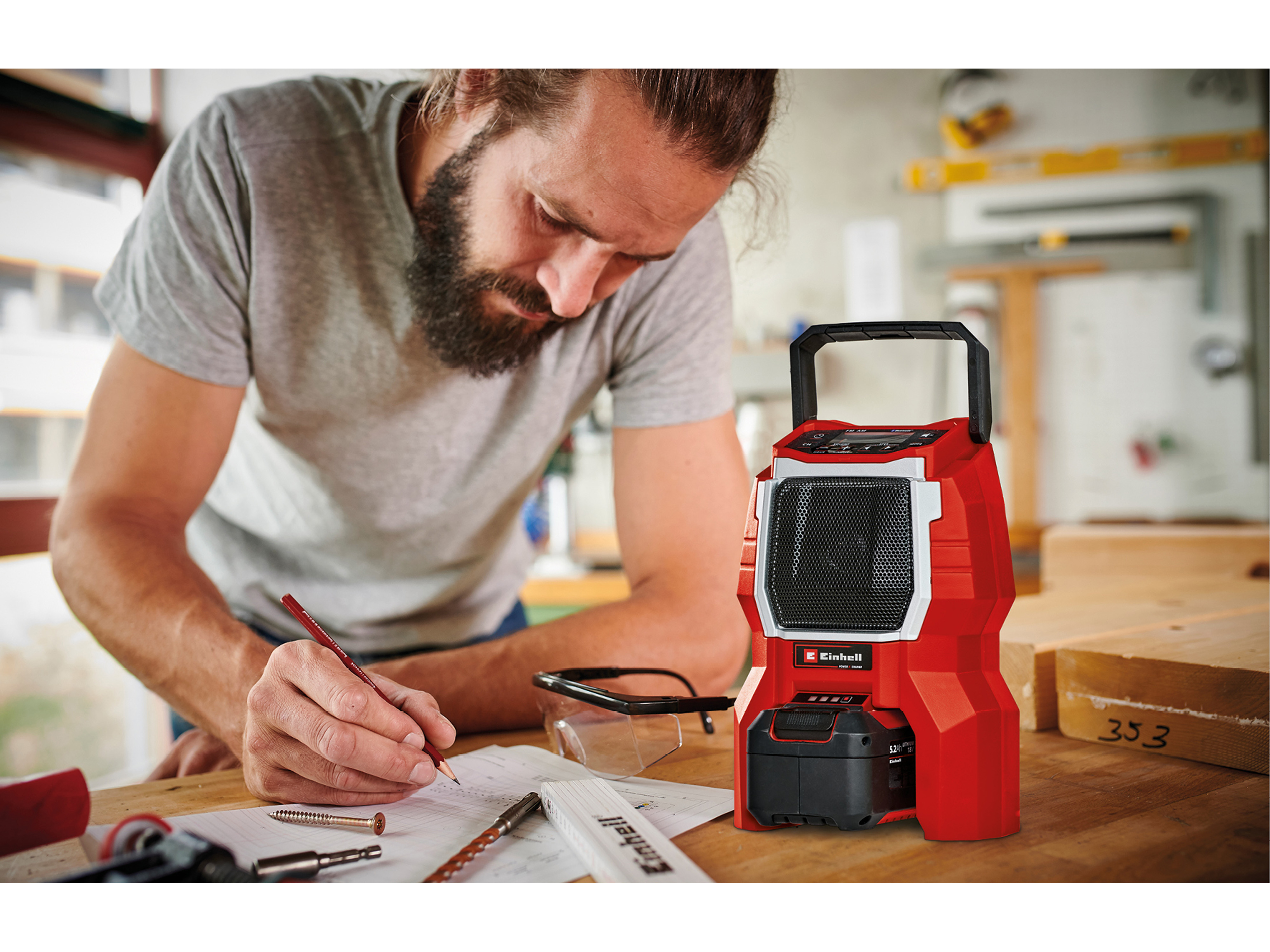 EINHELL Akku-Radio TC-AR 18 Li, 4514094, Solo
