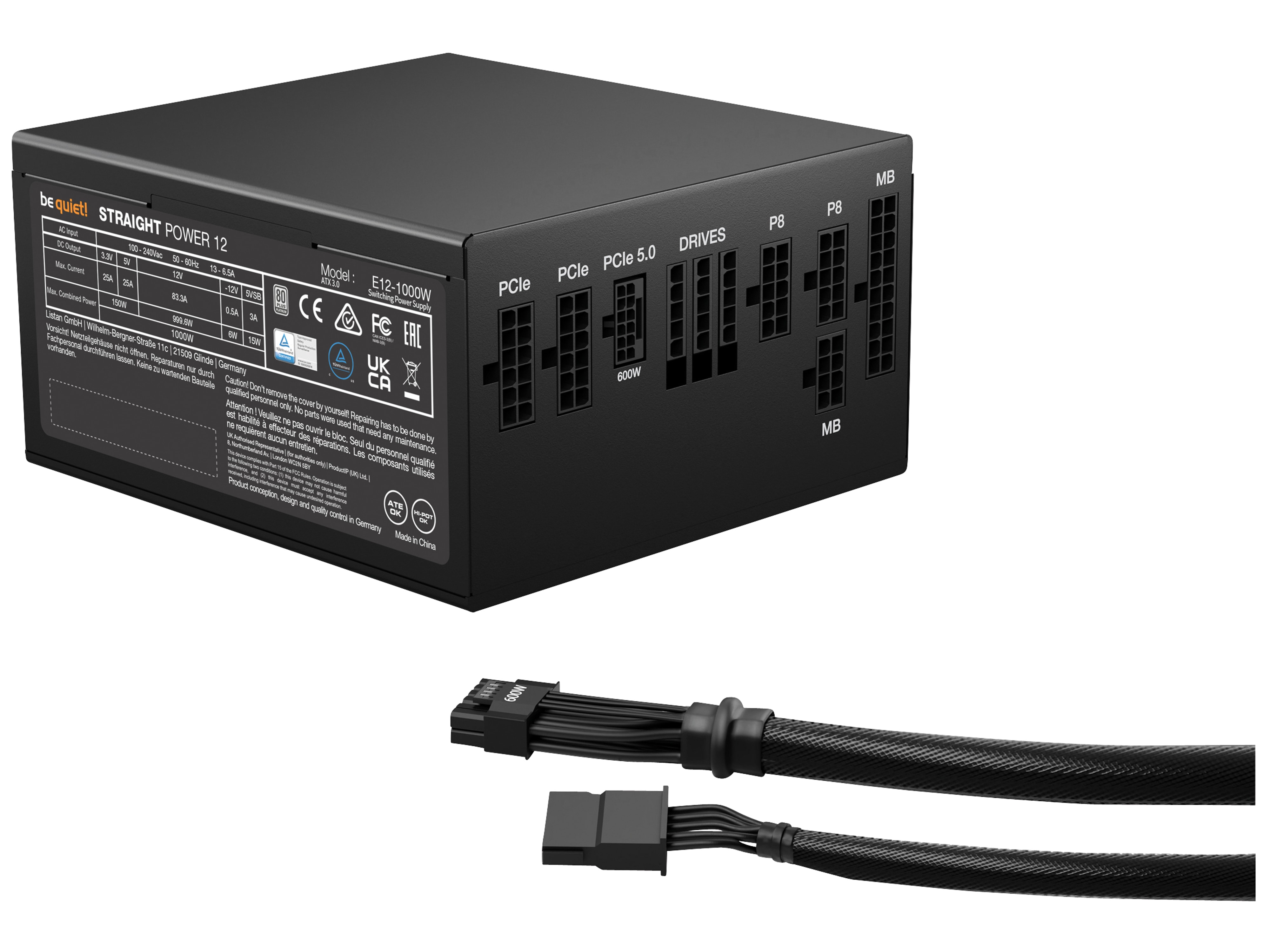 BE QUIET! PC-Netzteil Straight Power 12 1000W
