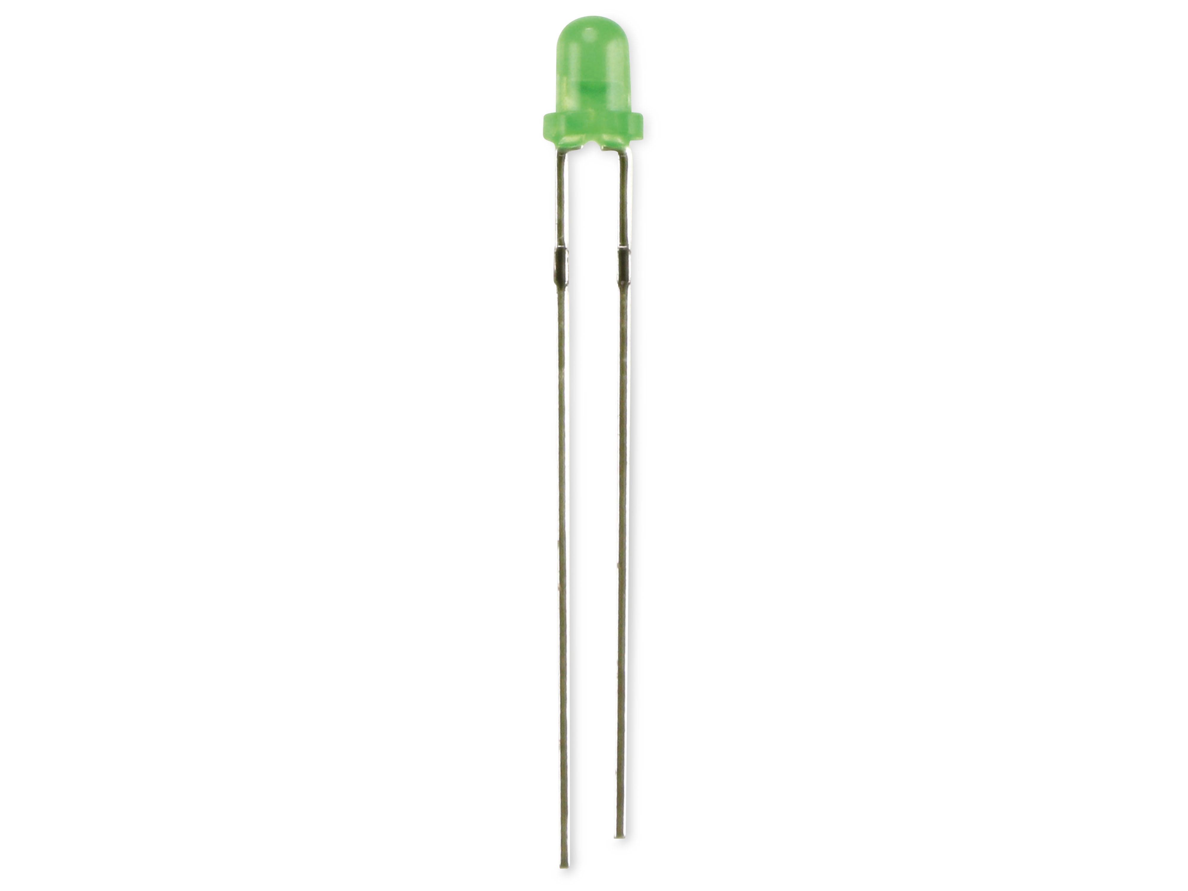 KINGBRIGHT LED, L-1154GD, Grün, 3 mm (T-1), 568 nm, 25 mcd, 60°, Rund KINGBRIGHT LED, L-1154GD, Grün, 3 mm (T-1), 568 nm, 25 mcd, 60°, Rund