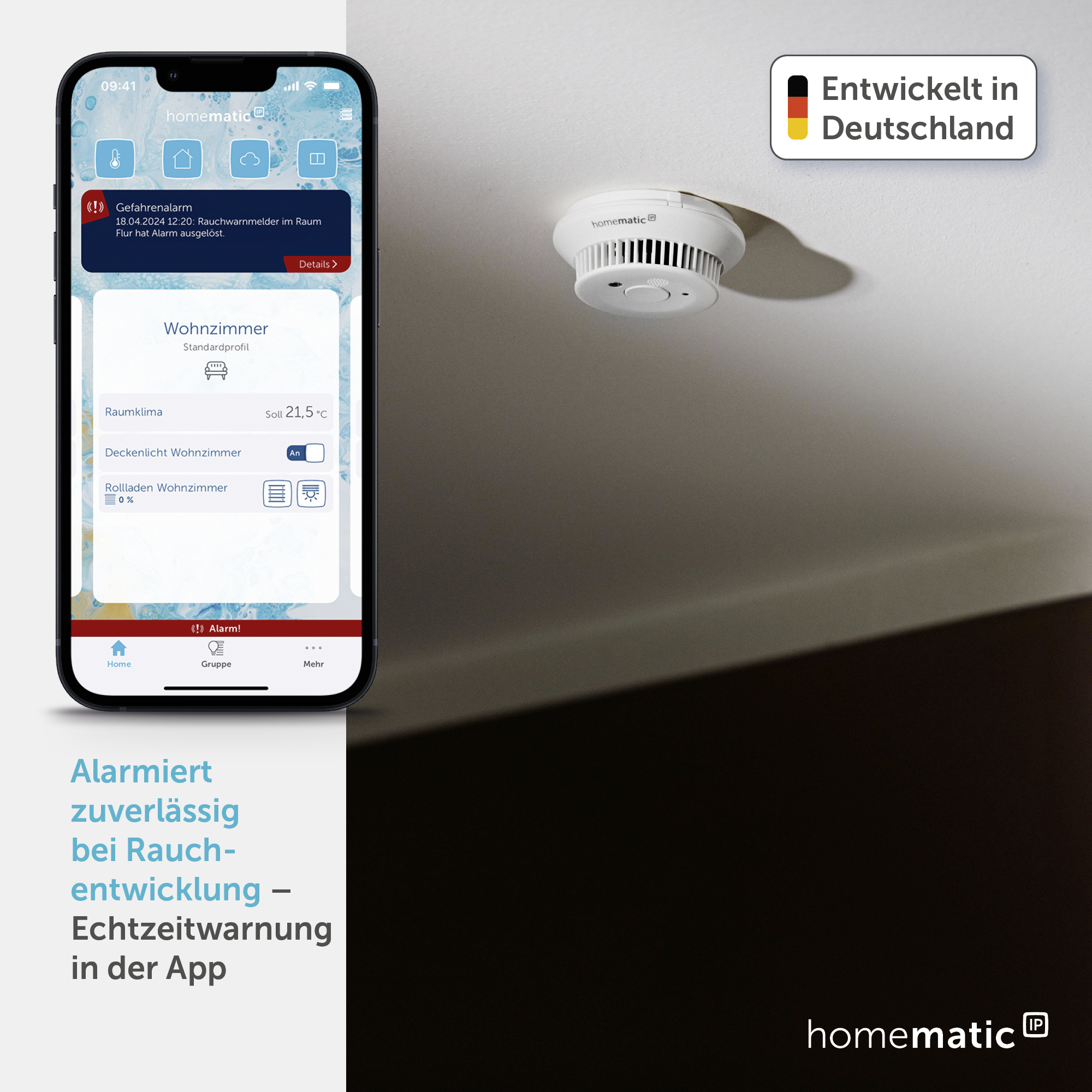 HOMEMATIC IP 162162A0 Starterset Rauchwarnmelder HOMEMATIC IP 162162A0 Starterset Rauchwarnmelder