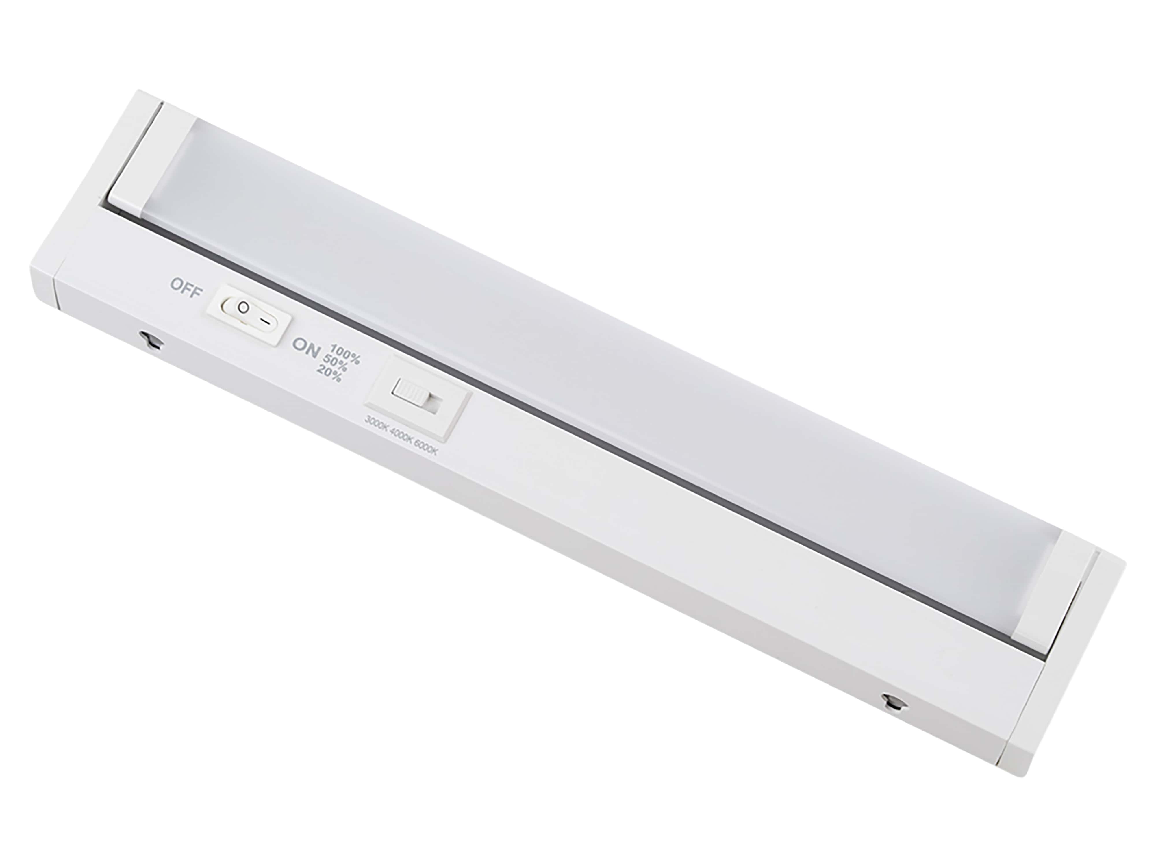 LUXULA LED-Unterbauleuchte, 4W, EEK: F, 400lm, CCT, IP20, dimmbar, weiß, 30 cm