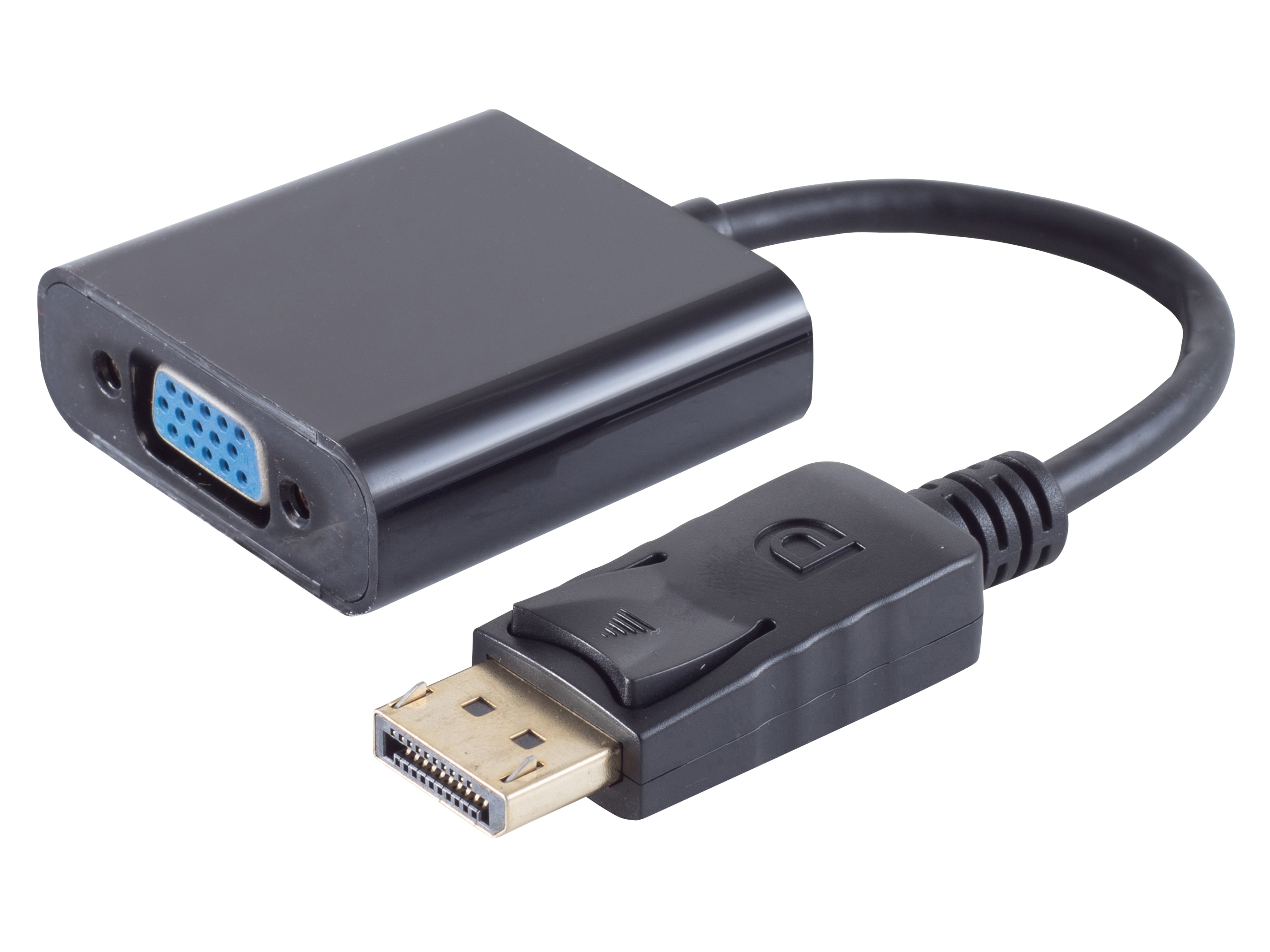 S-IMPULS DisplayPort 1.2 Adapter VGA Buchse schwarz S-IMPULS DisplayPort 1.2 Adapter VGA Buchse schwarz