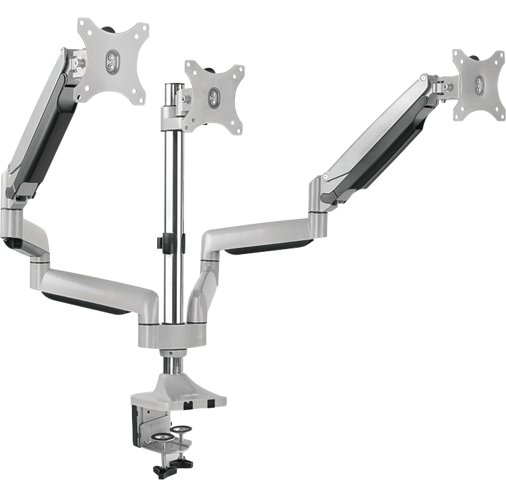 LOGILINK Monitorhalterung BP0052 3fach 13-32, 2x Gasdruckfeder, Aluminium LOGILINK Monitorhalterung BP0052 3fach 13-32, 2x Gasdruckfeder, Aluminium