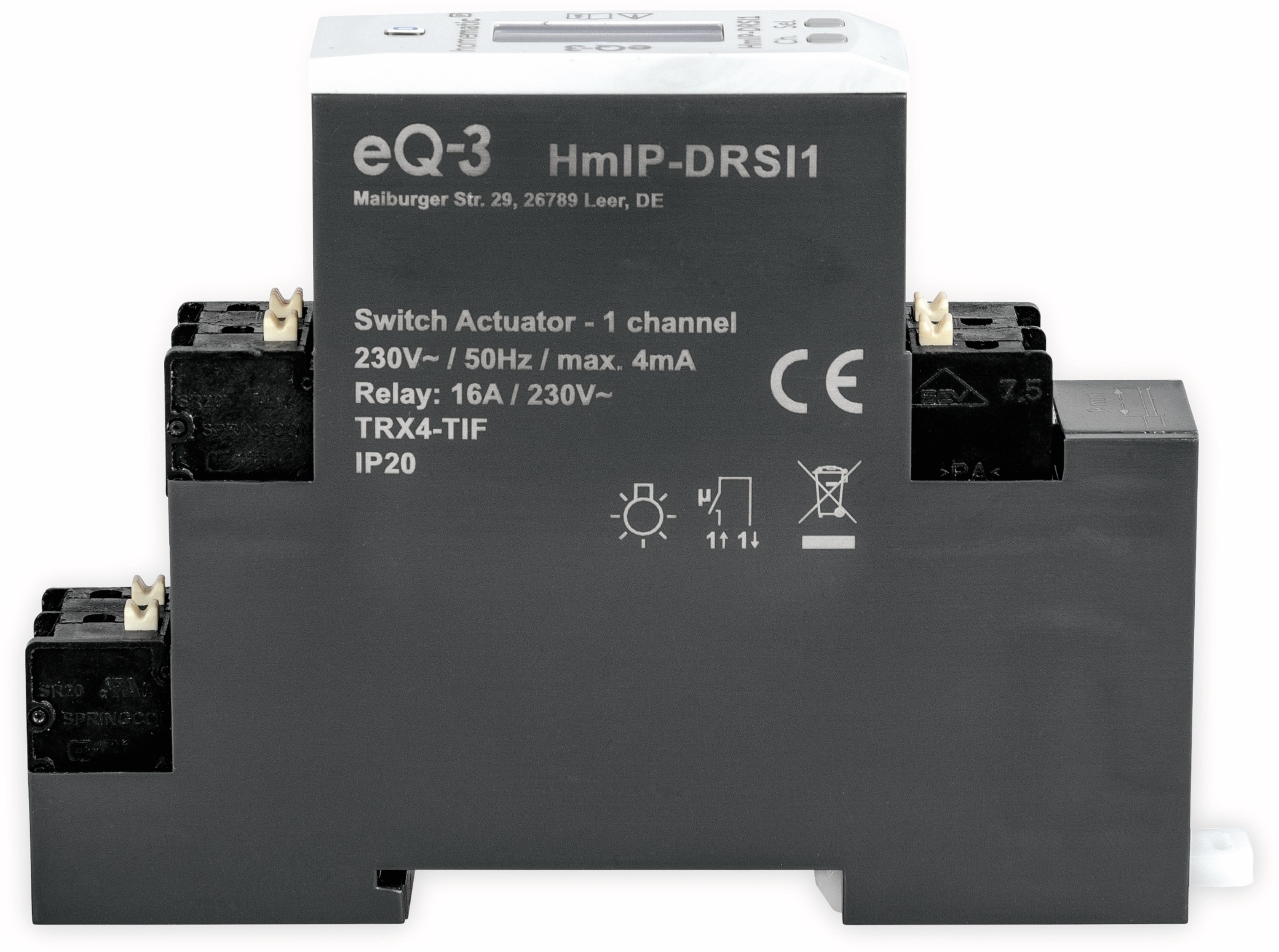 HOMEMATIC IP Smart Home 154684A0, Schaltaktor für Hutschienenmonatage HOMEMATIC IP Smart Home 154684A0, Schaltaktor für Hutschienenmonatage