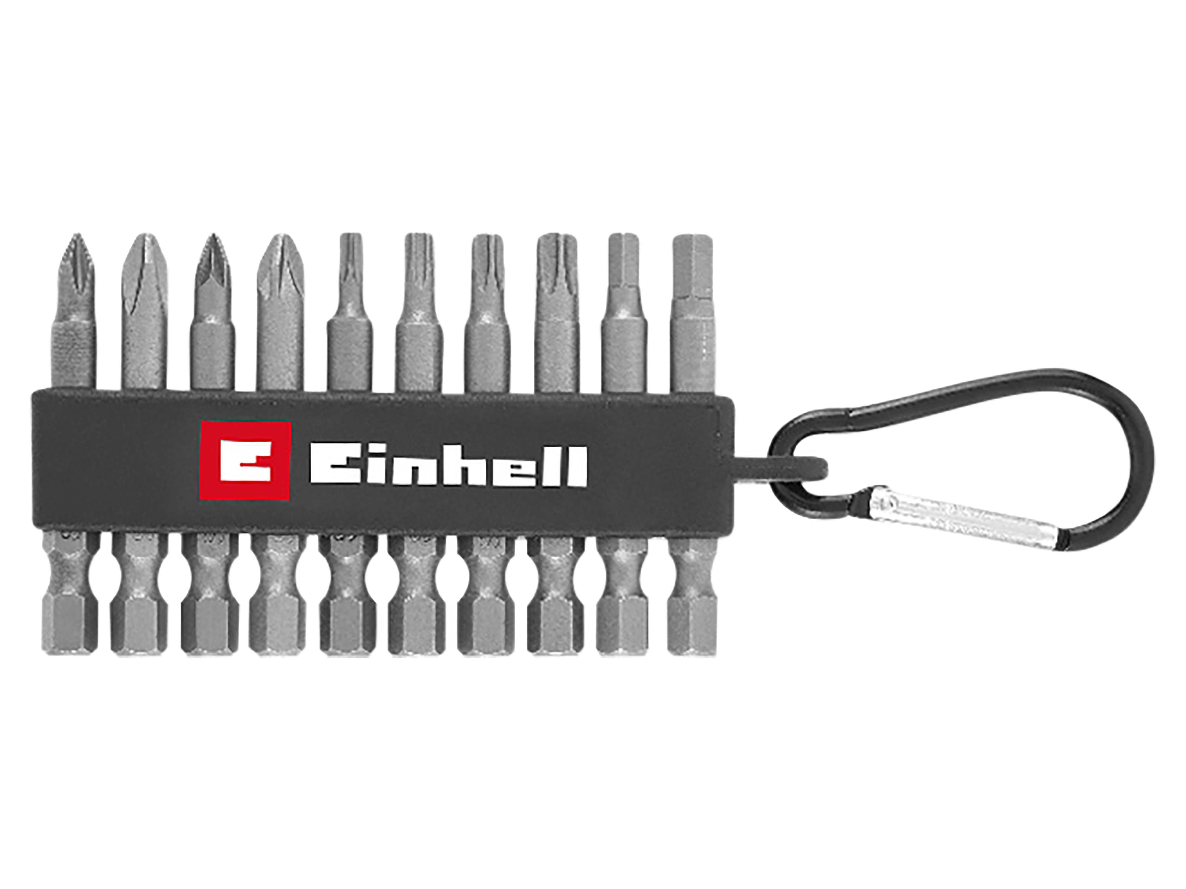 EINHELL Bit-Set, 118623, Karabiner, 10-teilig EINHELL Bit-Set, 118623, Karabiner, 10-teilig
