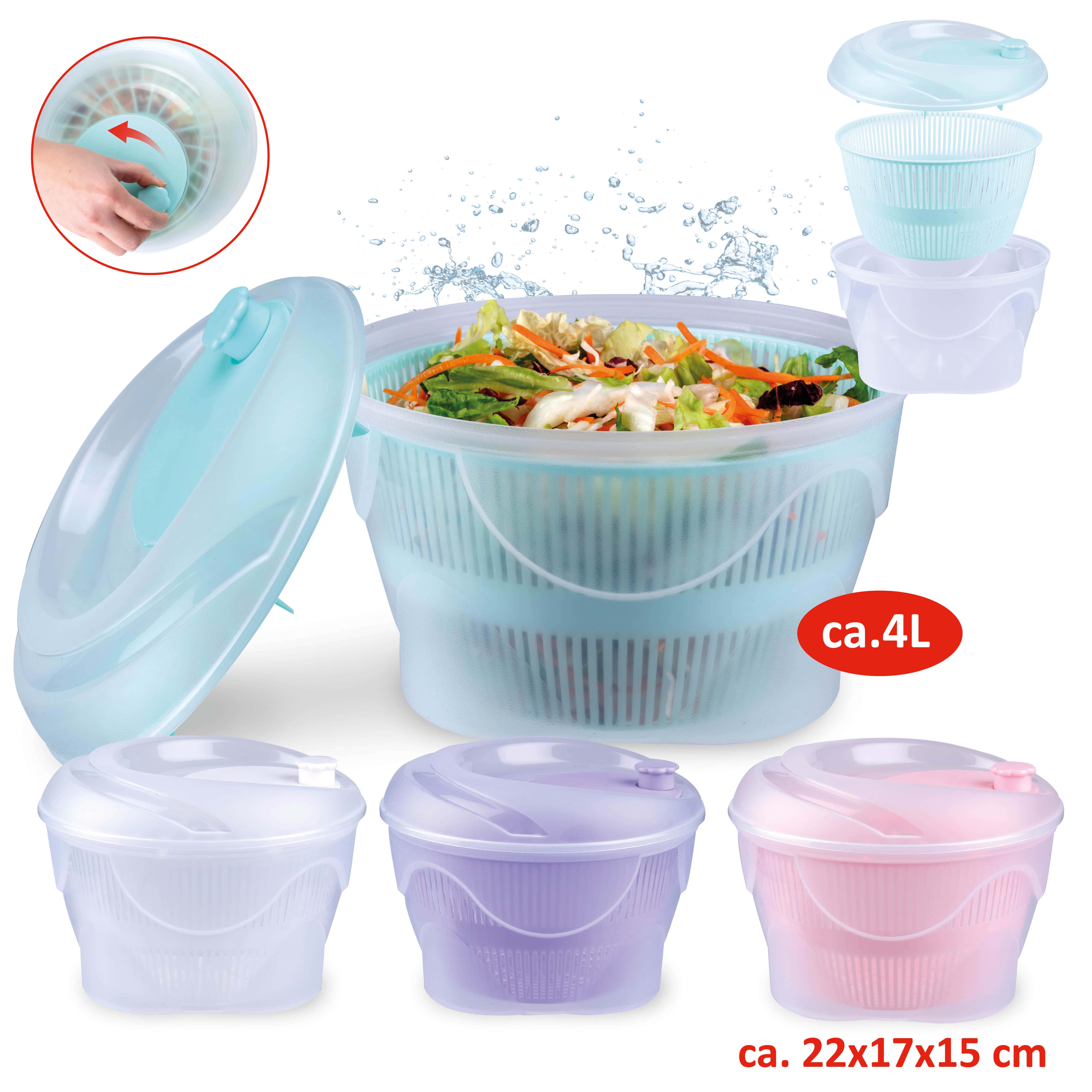 ALPINA Salatschleuder, 4l, 4 verschiedene Farben ALPINA Salatschleuder, 4l, 4 verschiedene Farben