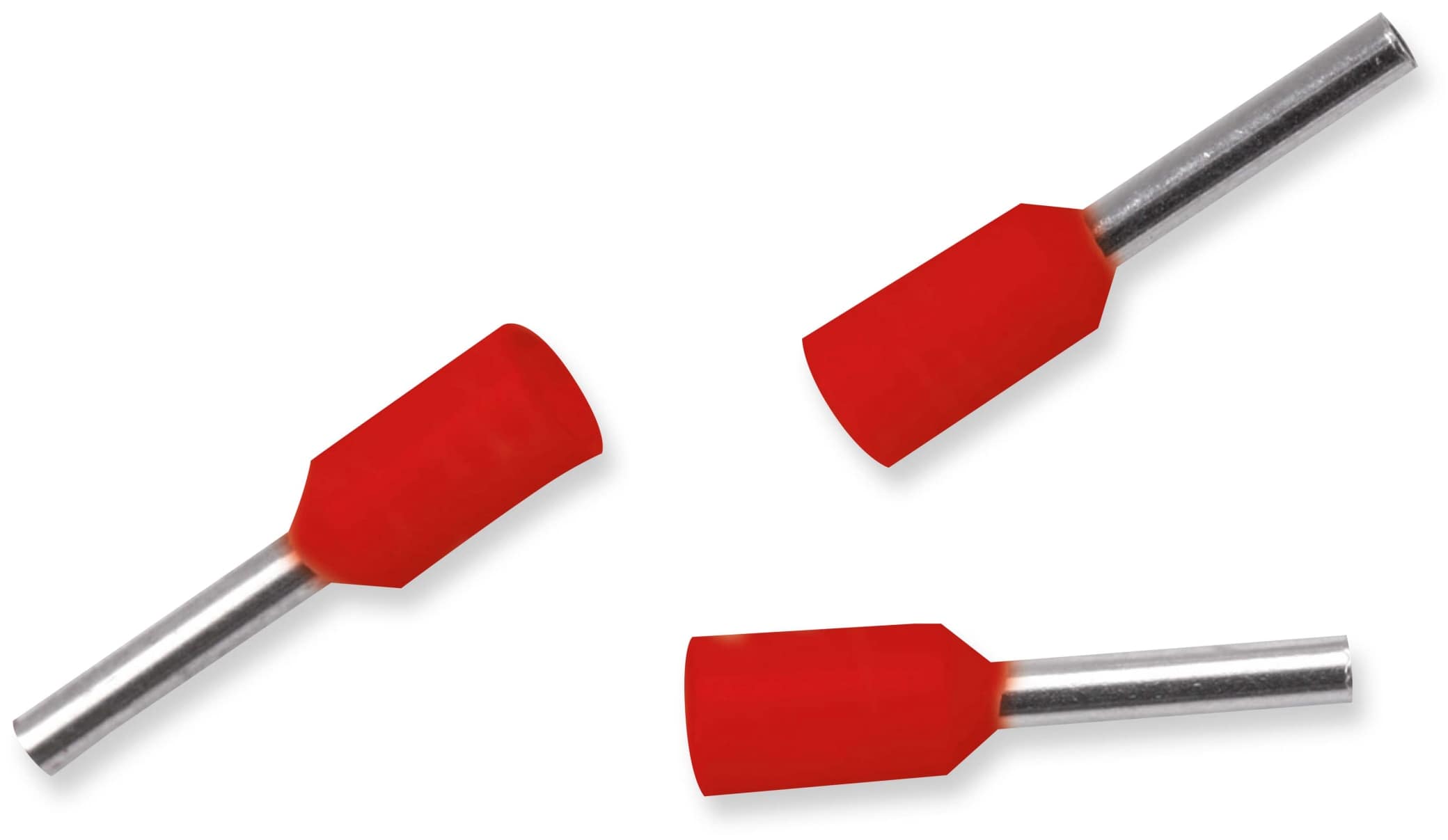 Aderendhülsen, 1,50 mm², 50 Stück, 8 mm, rot Aderendhülsen, 1,50 mm², 50 Stück, 8 mm, rot
