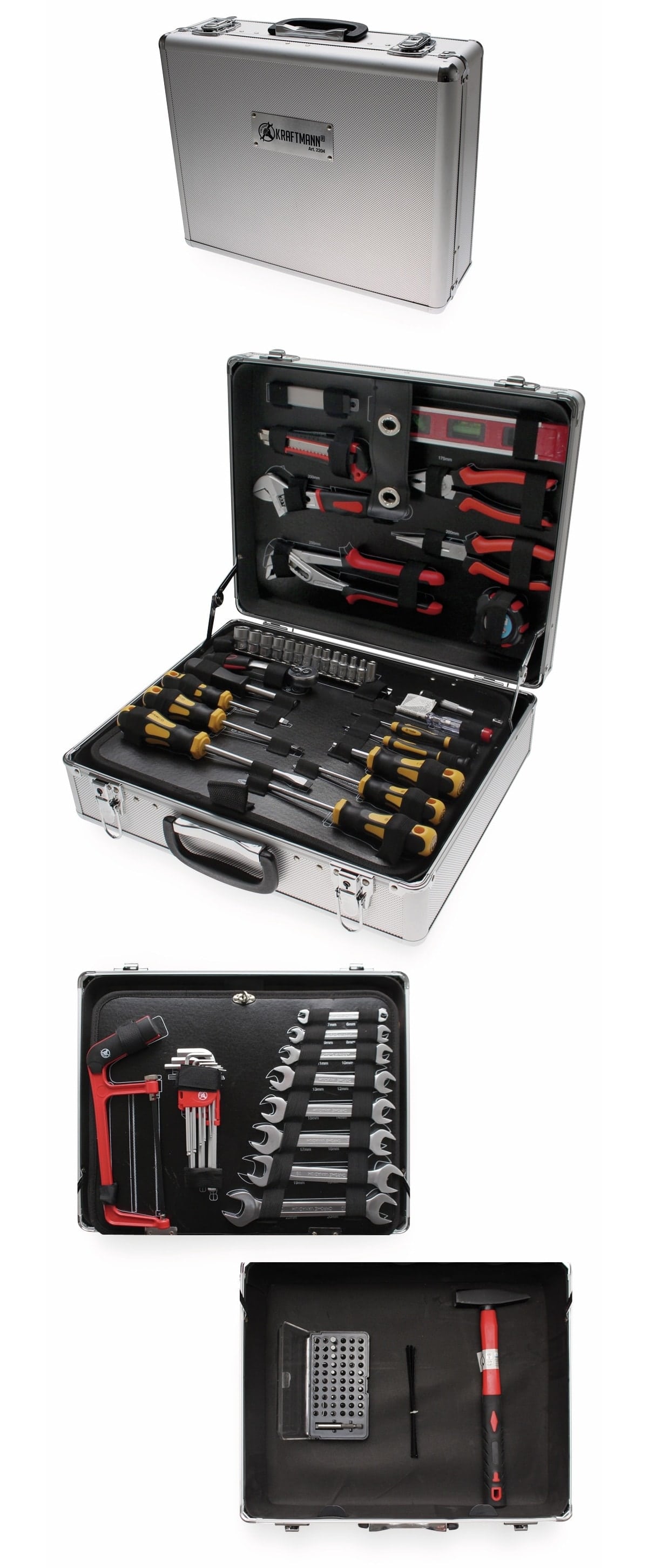 BGS TECHNIC Werkzeug-Satz 2204, im Alukoffer, 129-tlg. BGS TECHNIC Werkzeug-Satz 2204, im Alukoffer, 129-tlg.