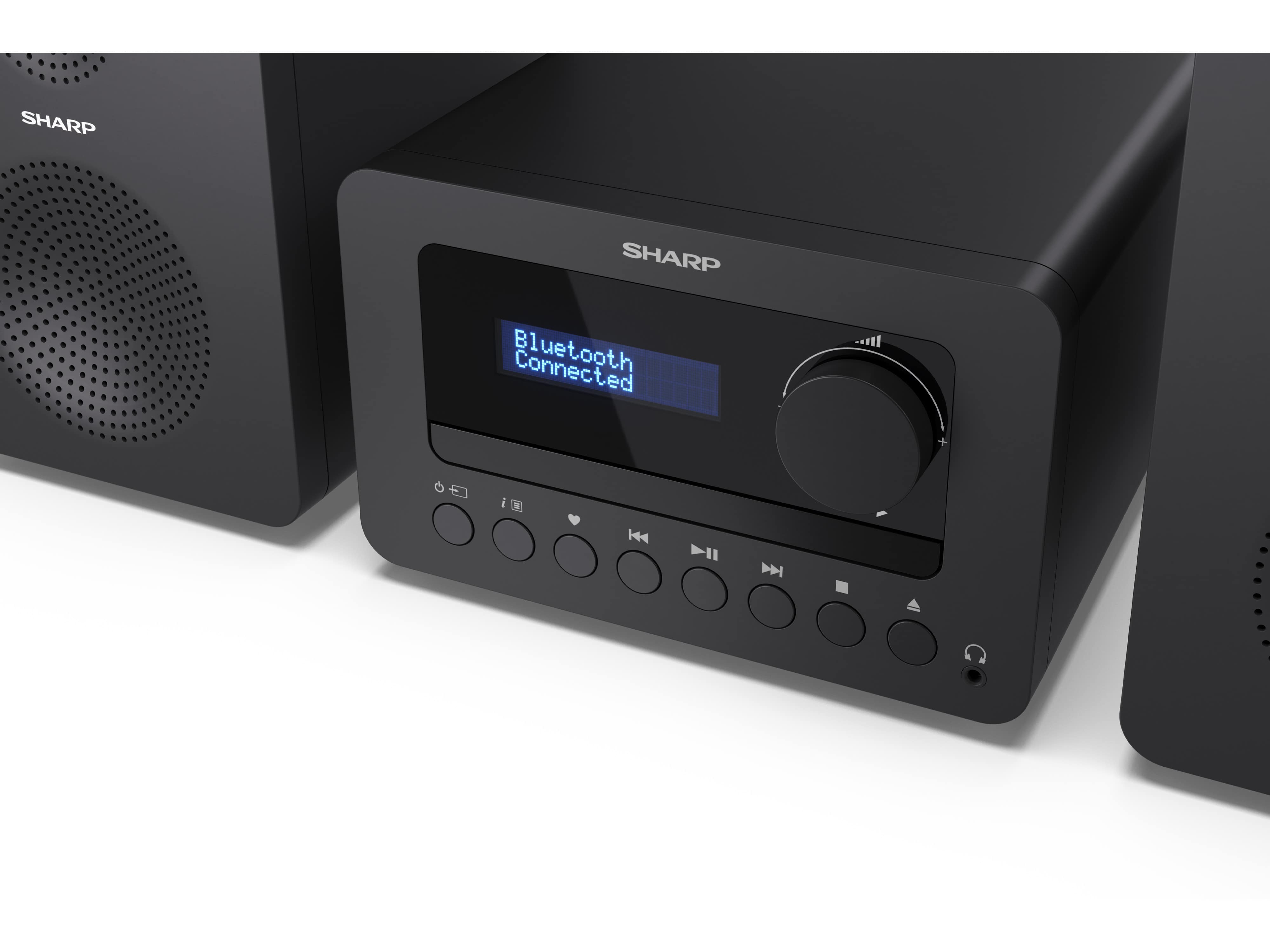 SHARP HiFi-Anlage XL-B520D, schwarz, DAB+, Bluetooth, MP3, CD-Laufwerk SHARP HiFi-Anlage XL-B520D, schwarz, DAB+, Bluetooth, MP3, CD-Laufwerk