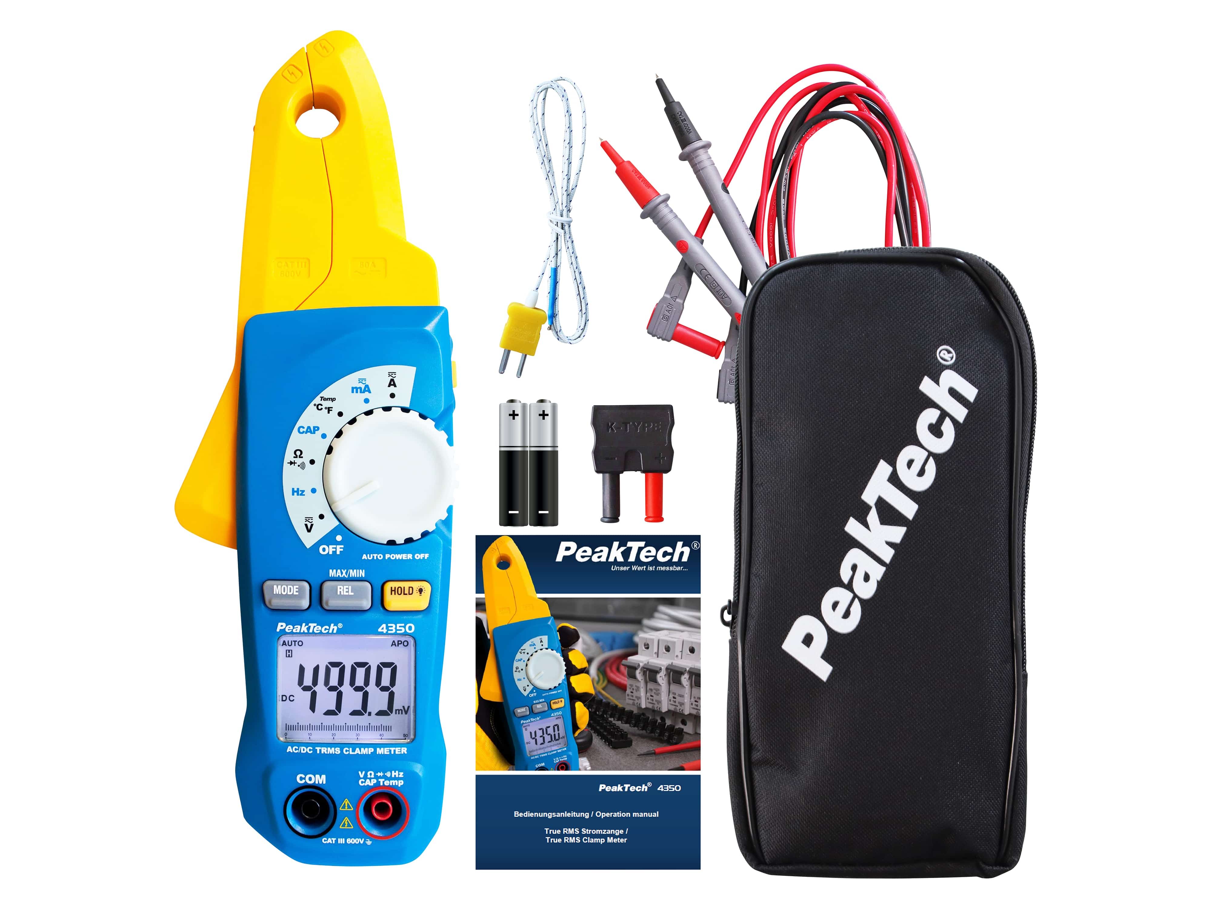 PEAKTECH Stromzange, P 4350, True RMS PEAKTECH Stromzange, P 4350, True RMS