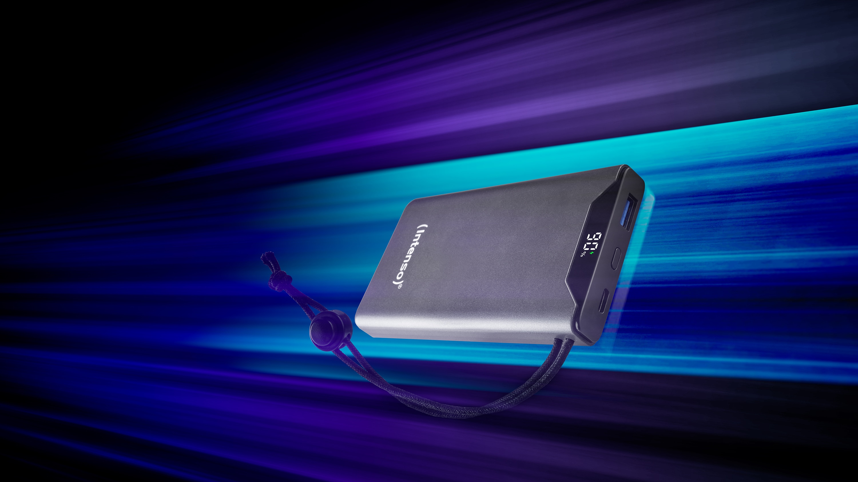 INTENSO USB Powerbank 7332034, F10000, 10.000mAh, 20 W, grau INTENSO USB Powerbank 7332034, F10000, 10.000mAh, 20 W, grau