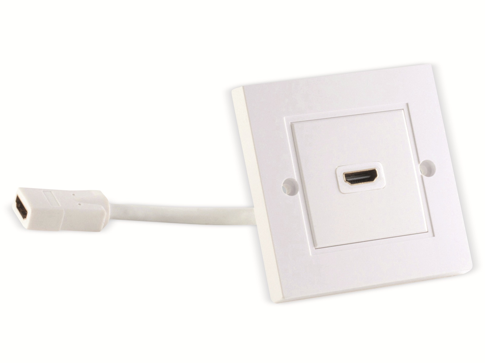 SMART-MULTIMEDIA HDMI-Wanddose 1 Port, mit Kabel, 4K SMART-MULTIMEDIA HDMI-Wanddose 1 Port, mit Kabel, 4K