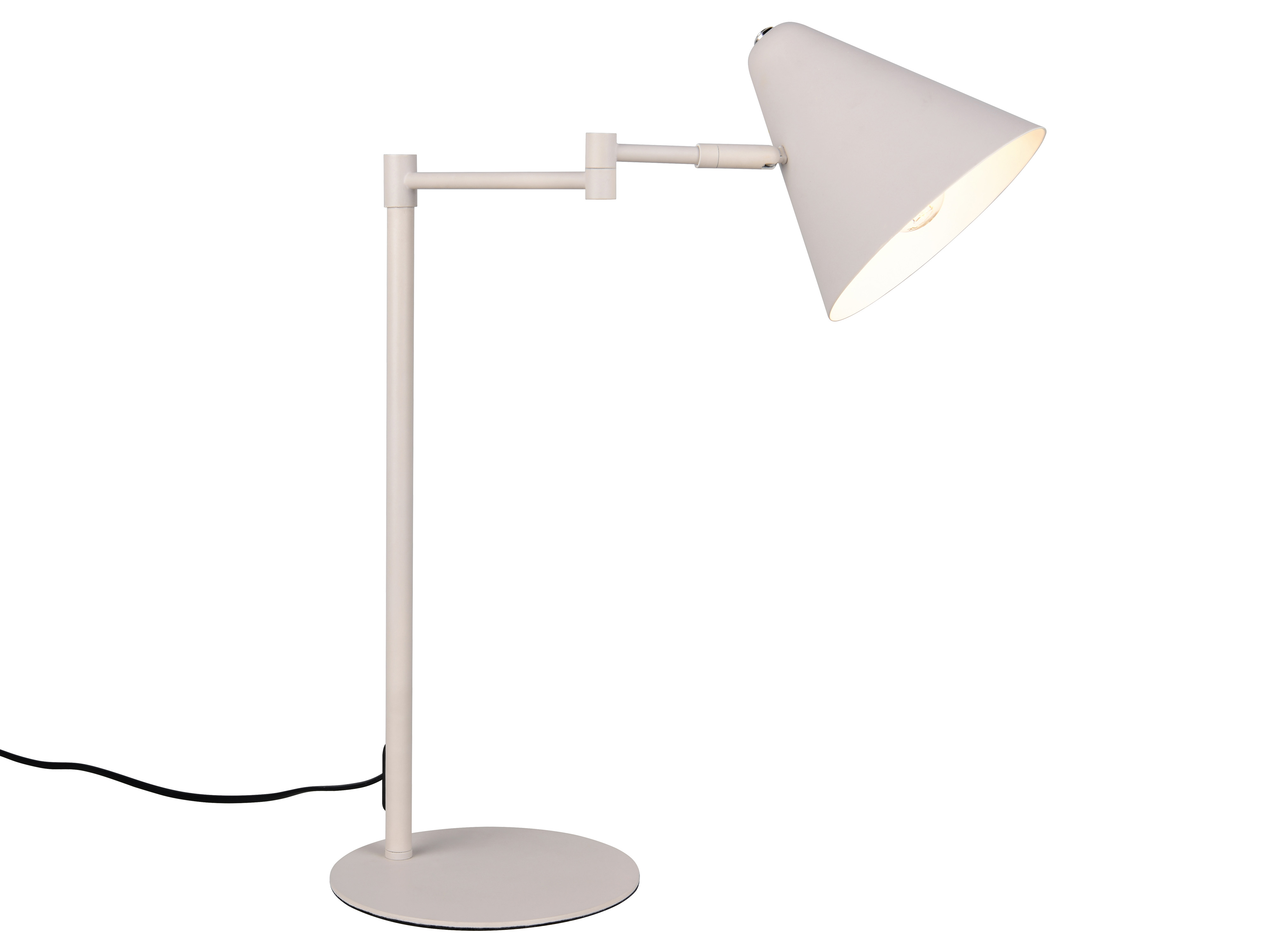 TRIO Tischleuchte Cosima, 563900176, E14, ohne LM, IP20, grau