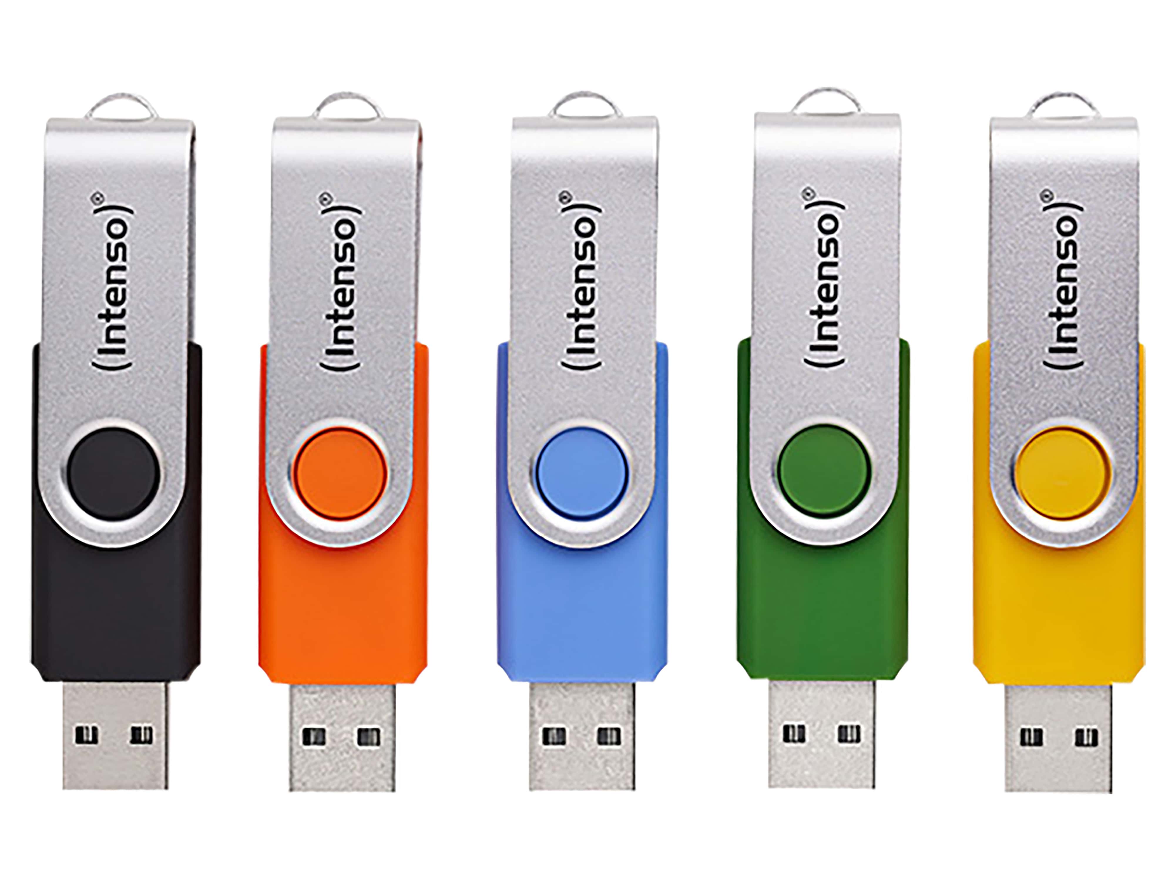 INTENSO USB-Stick Office Line 3543575 USB 3.2 16GB 5er Pack INTENSO USB-Stick Office Line 3543575 USB 3.2 16GB 5er Pack