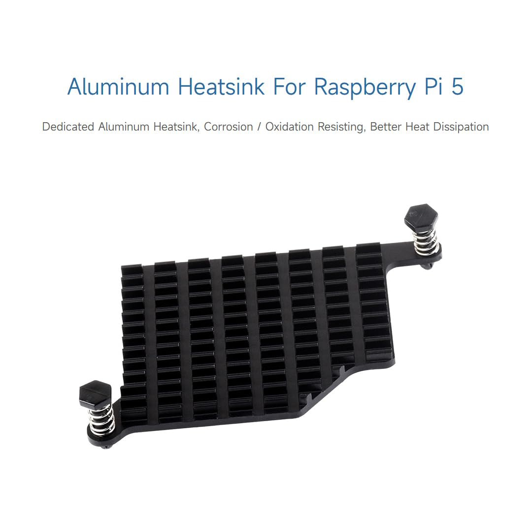KUBII Kühlkörper aus Aluminium für Raspberry Pi 5, WV26415 Kühlkörper aus Aluminium für Raspberry Pi 5, WV26415