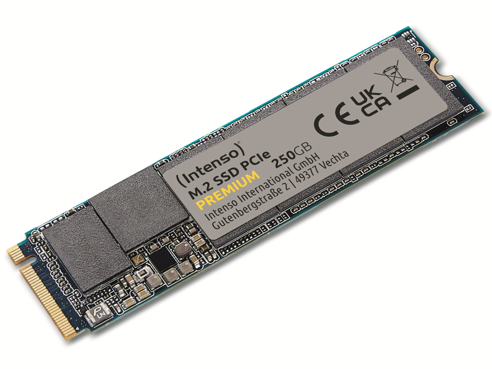 INTENSO M.2 SSD Premium, 250 GB, PCIe, 2280