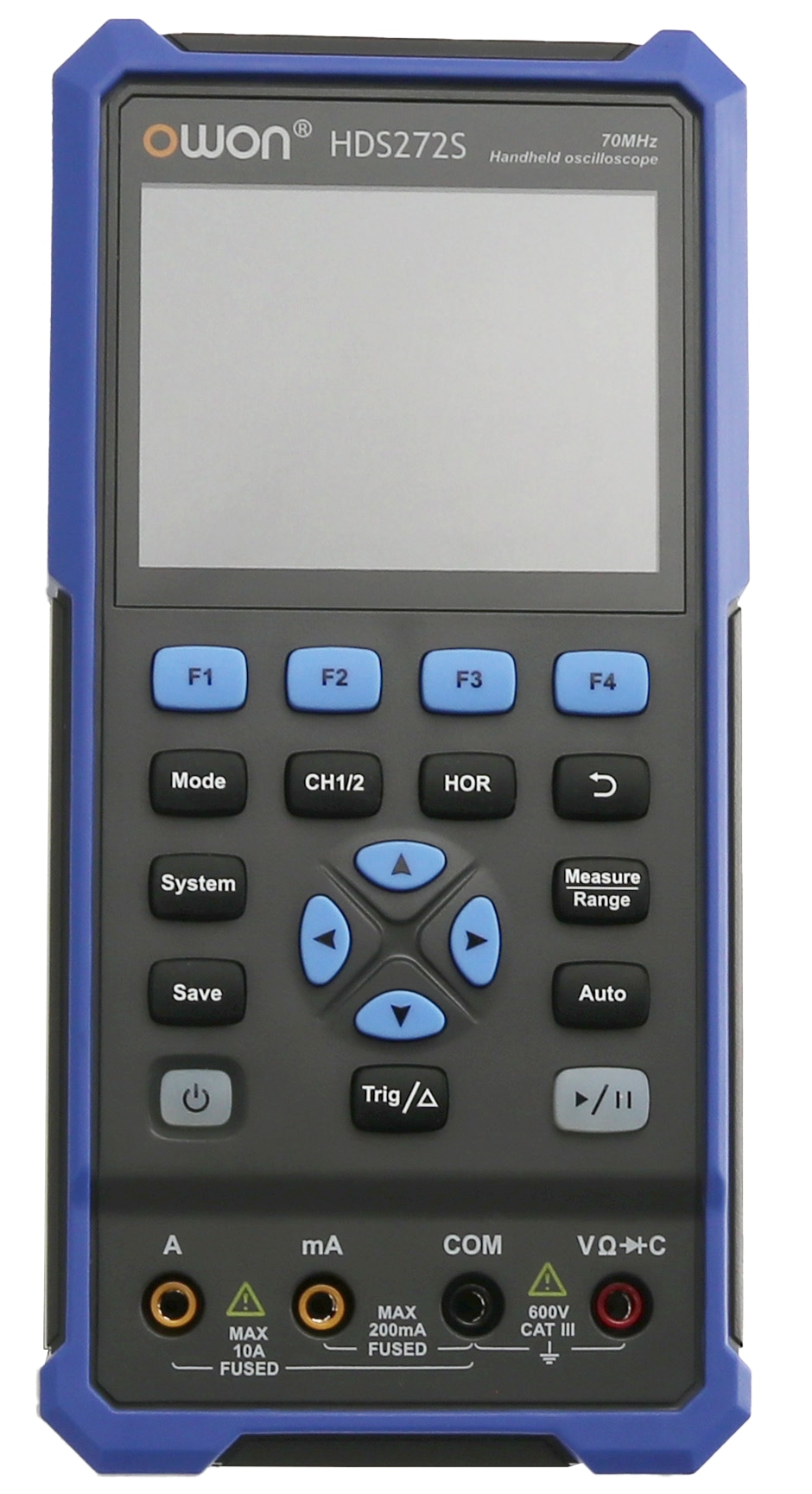 OWON LCD-Oszilloskop mit Multimeter und Funktionsgenerator, HDS272S, 2-Kanal, 70 MHz OWON LCD-Oszilloskop mit Multimeter und Funktionsgenerator, HDS272S, 2-Kanal, 70 MHz
