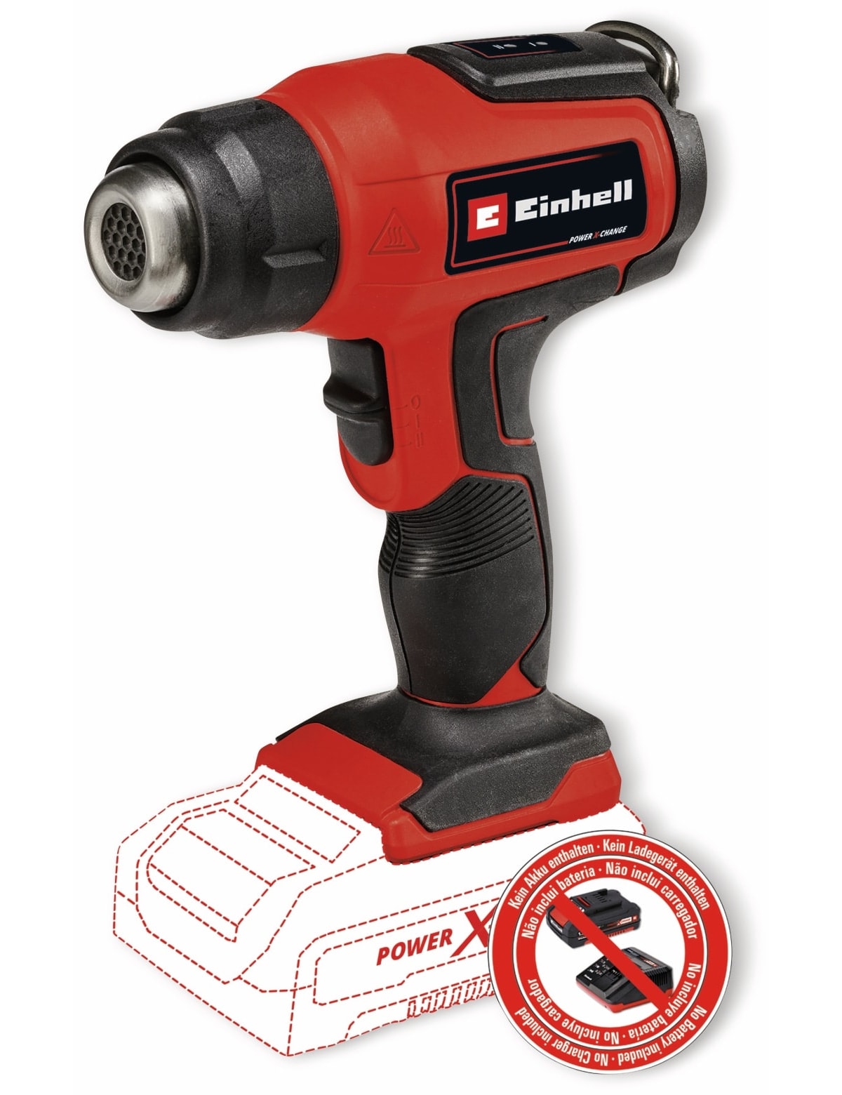 EINHELL Akku-Heißluftpistole TE-HA 18 Li Solo EINHELL Akku-Heißluftpistole TE-HA 18 Li Solo