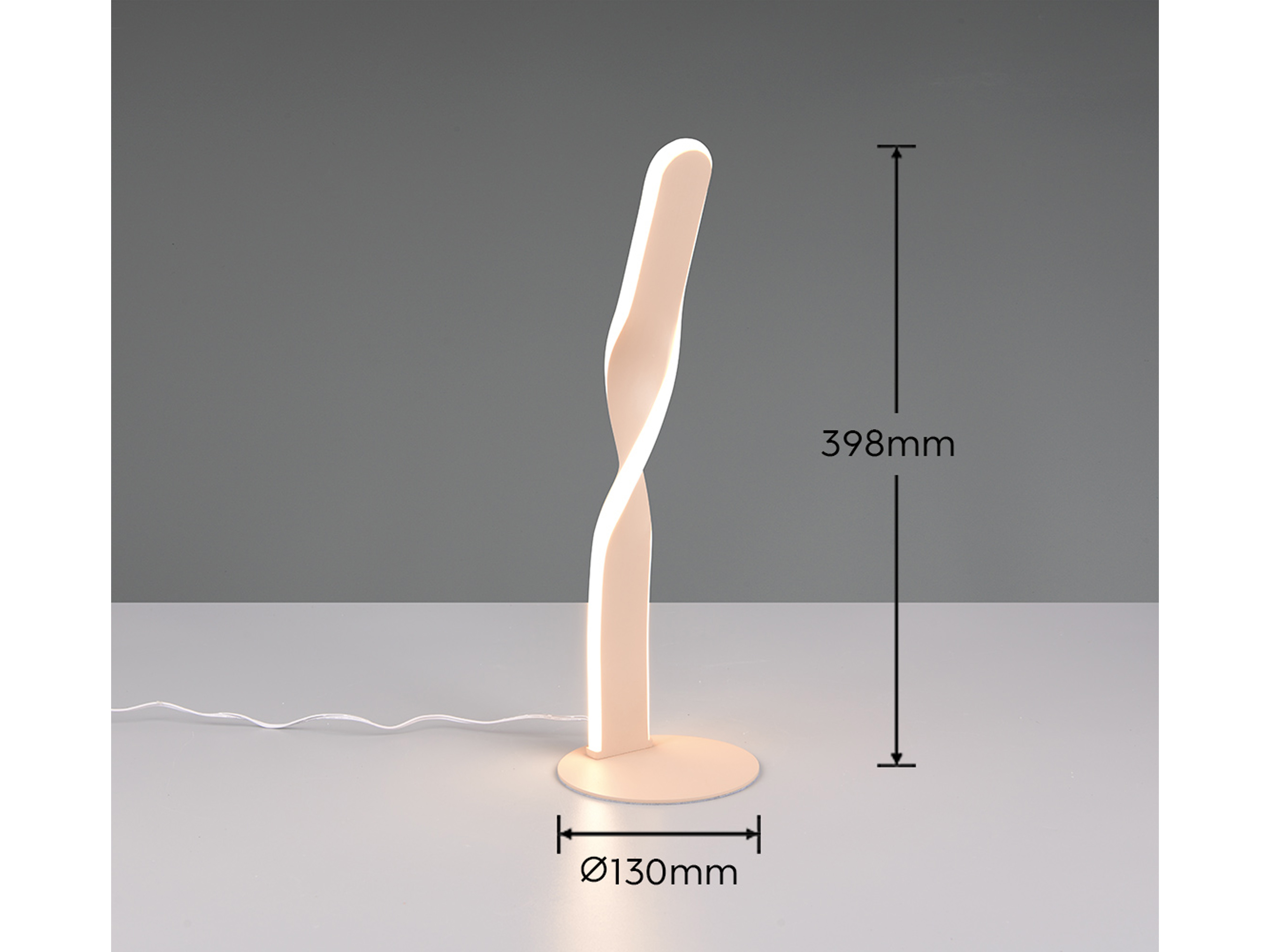 REALITY LED-Tischleuchte Ginko R55791166, 10W, 3000K, 1020lm, warmweiß, IP20, sand REALITY LED-Tischleuchte Ginko R55791166, 10W, 3000K, 1020lm, warmweiß, IP20, sand