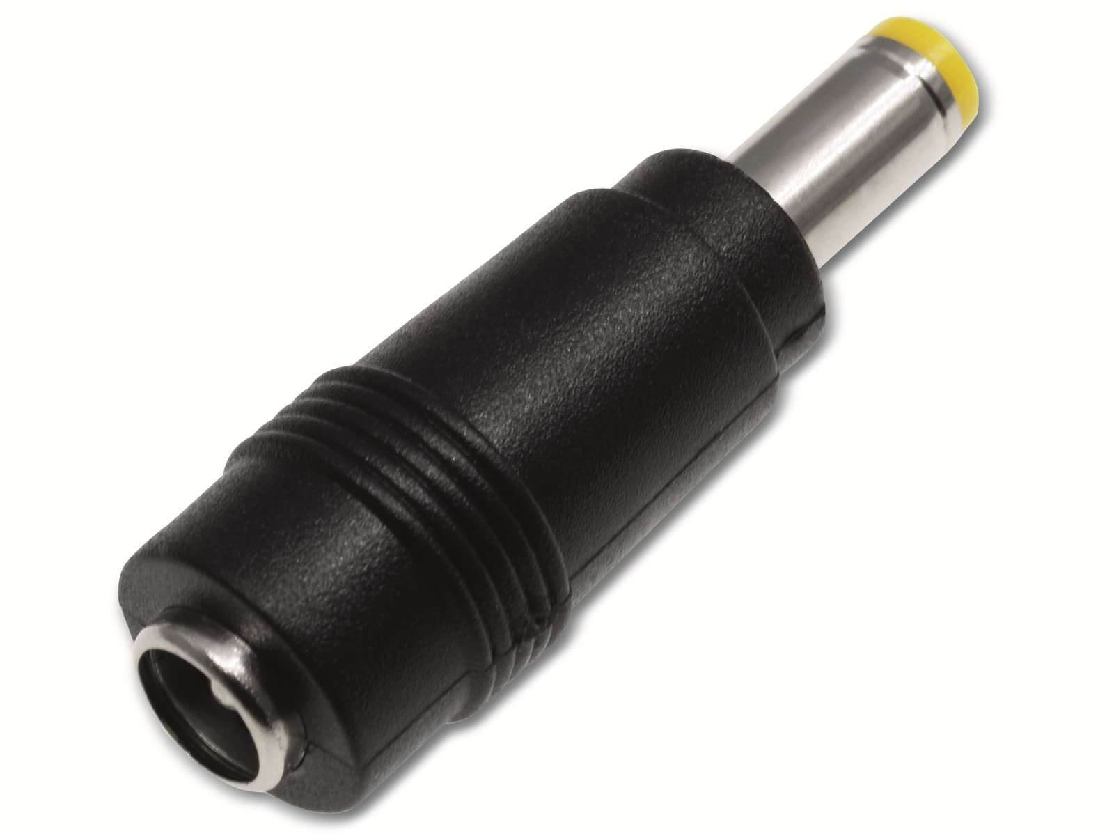 Hohlsteckeradapter, 5,5/2,1 Hohlkupplung auf 5,5/1,7 Hohlstecker mit Feder Hohlsteckeradapter, 5,5/2,1 Hohlkupplung auf 5,5/1,7 Hohlstecker mit Feder