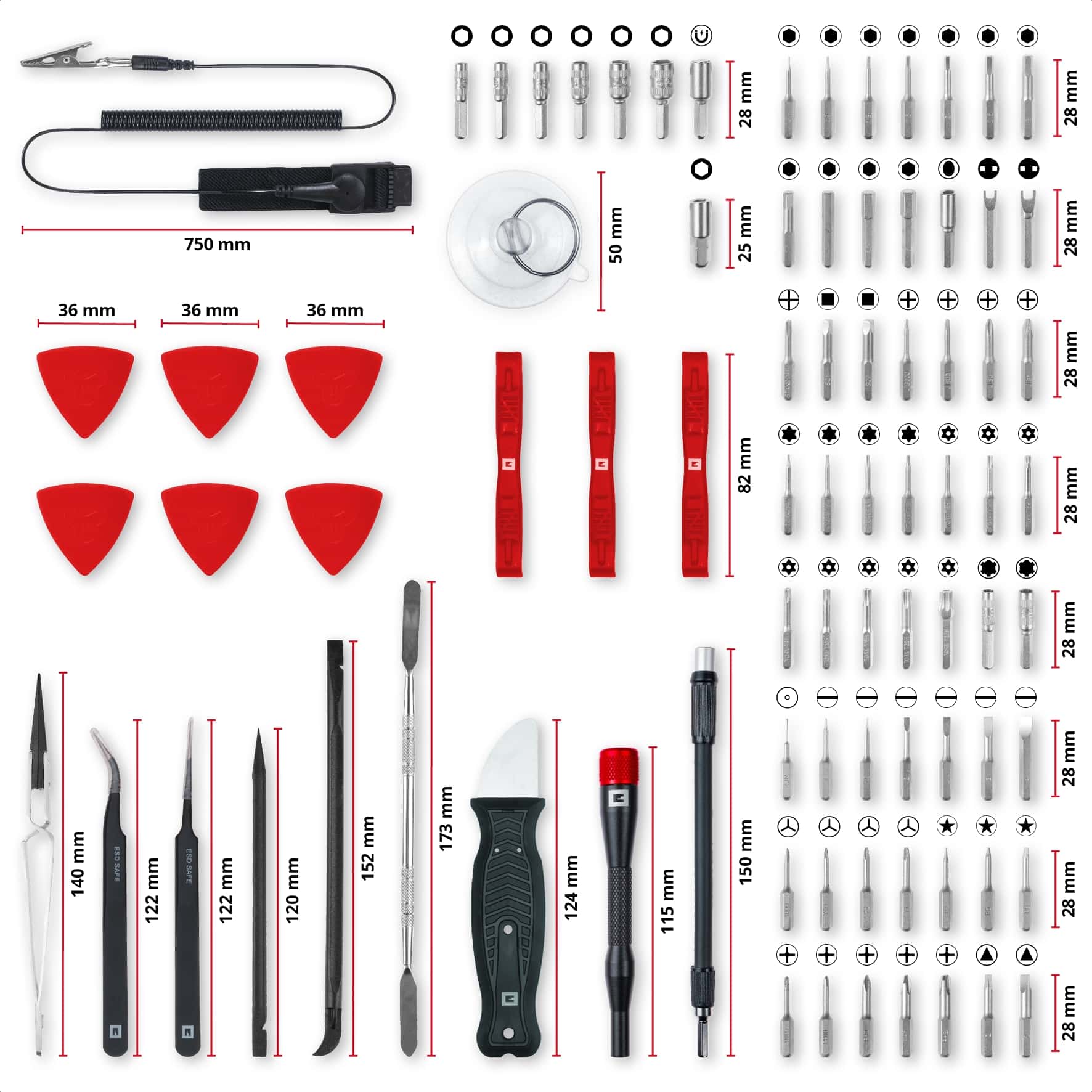 EINHELL Präzisionsbit-Set, 115050, 84-teilig EINHELL Präzisionsbit-Set, 115050, 84-teilig