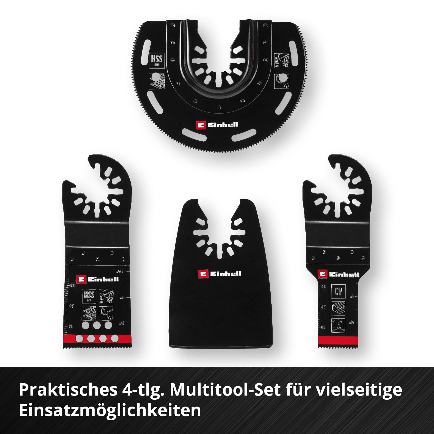 EINHELL Multi-Tool-Set, 708104, 4-teilig EINHELL Multi-Tool-Set, 708104, 4-teilig