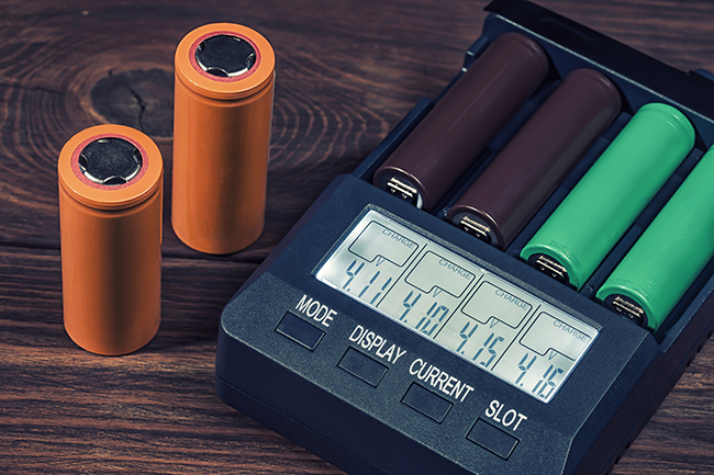 Batterie oder Akku