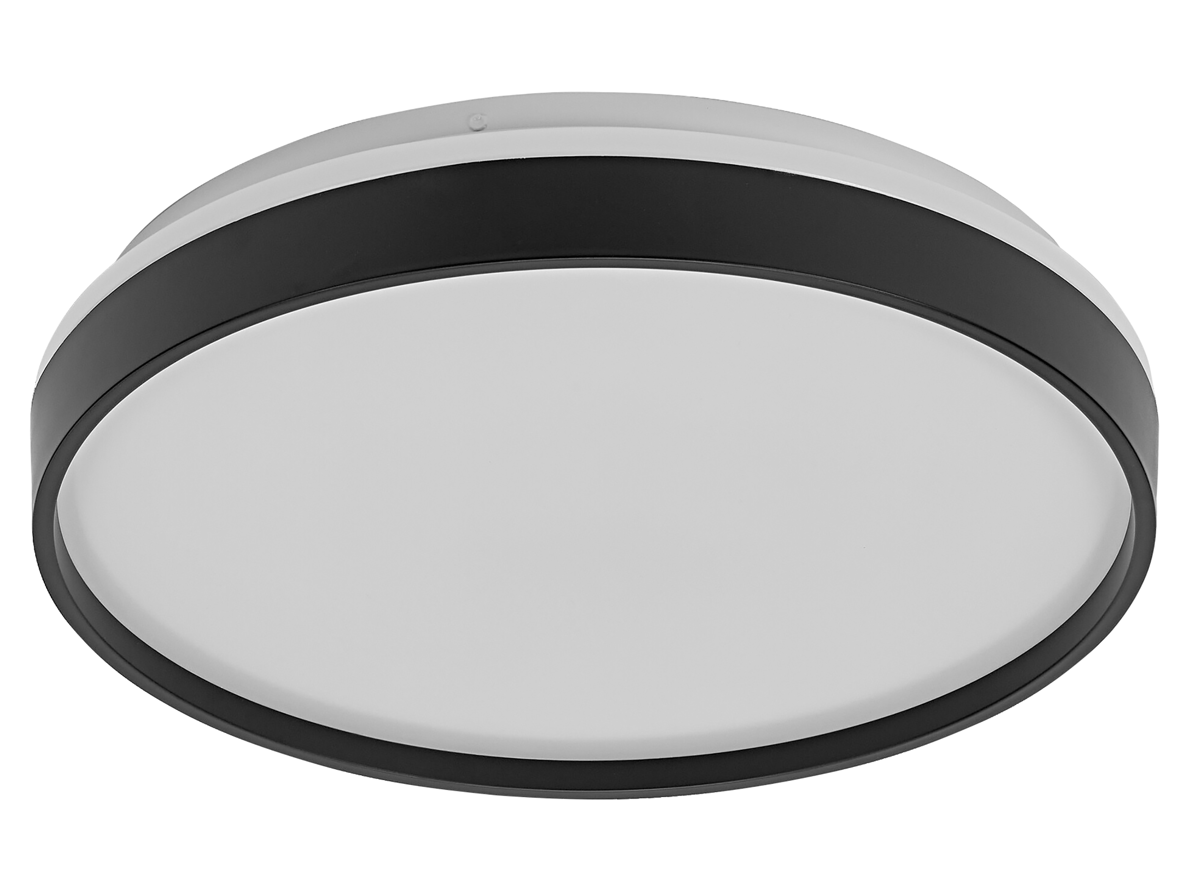 OSRAM LED-Deckenleuchte, 24W, 3000K, 1450lm, warmweiß, IP20, schwarz, Ø38,5cm