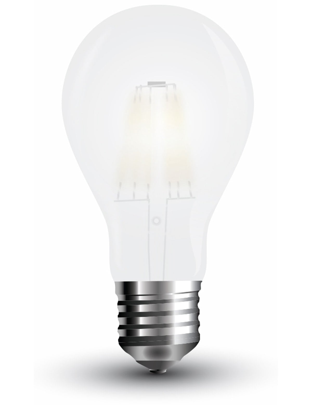 V-TAC LED-Lampe Frost, VT-2045(7178), E27, EEK: E, 5 W, 600 lm, 2700 K V-TAC LED-Lampe Frost, VT-2045(7178), E27, EEK: E, 5 W, 600 lm, 2700 K
