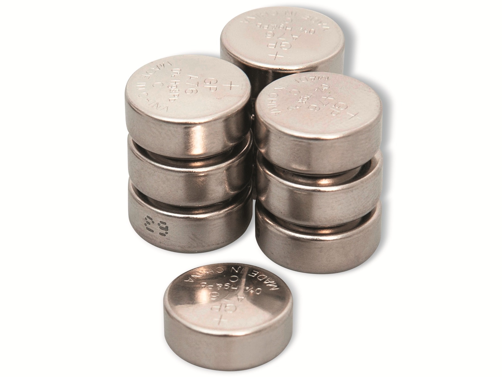 GP Knopfzelle LR44, Alkaline, 1,5 V-, 10 Stück GP Knopfzelle LR44, Alkaline, 1,5 V-, 10 Stück