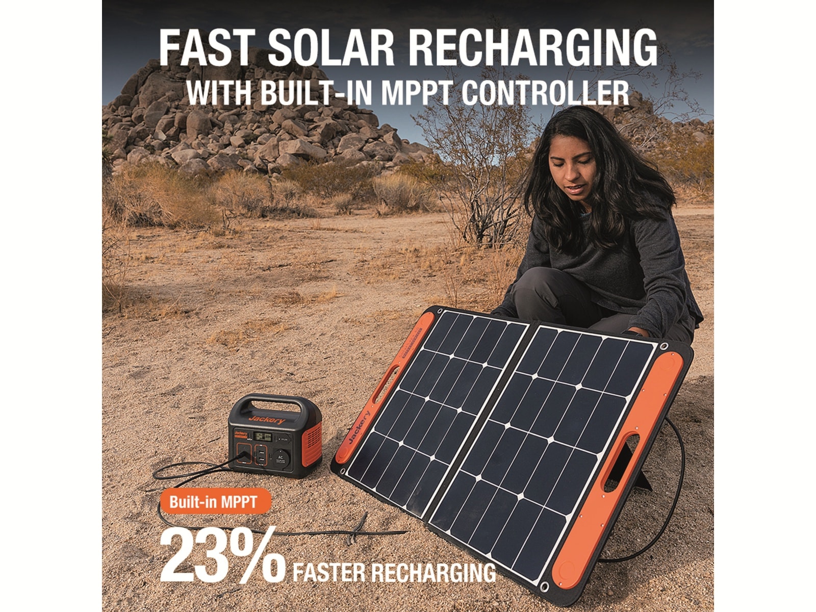 JACKERY Powerstation-Set Explorer 240EU + 100 W Solarmodul