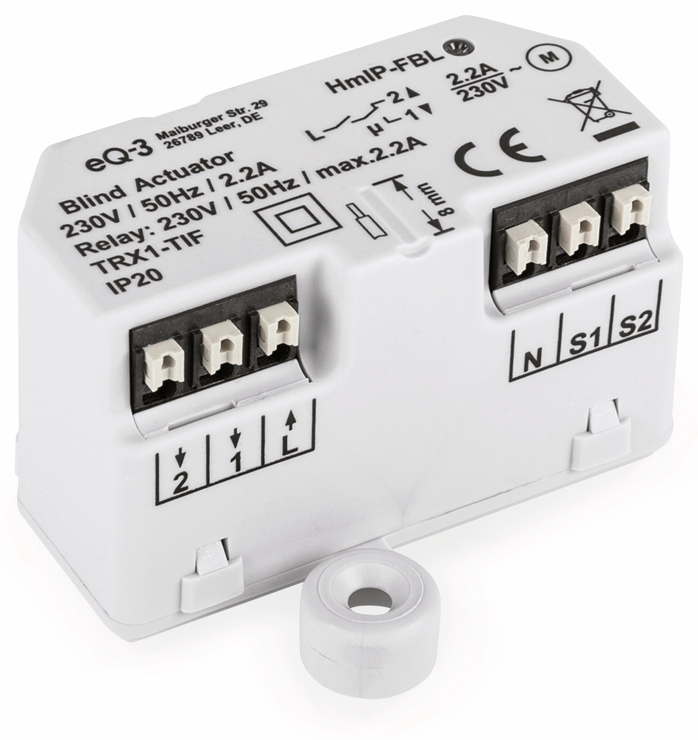 HOMEMATIC IP Smart Home 151398A0, Jalousieaktor, Unterputz HOMEMATIC IP Smart Home 151398A0, Jalousieaktor, Unterputz