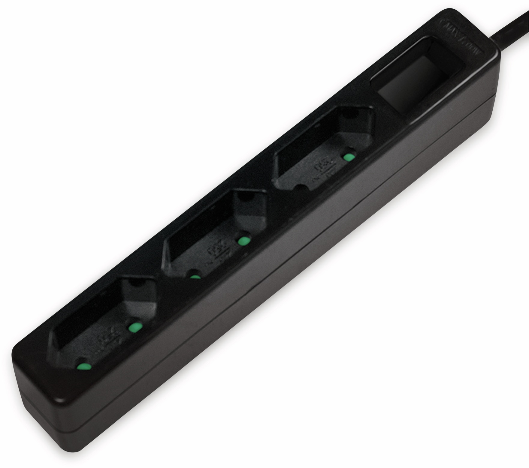 LOGILINK Euro-Steckdosenleiste 3-fach, schwarz LOGILINK Euro-Steckdosenleiste 3-fach, schwarz