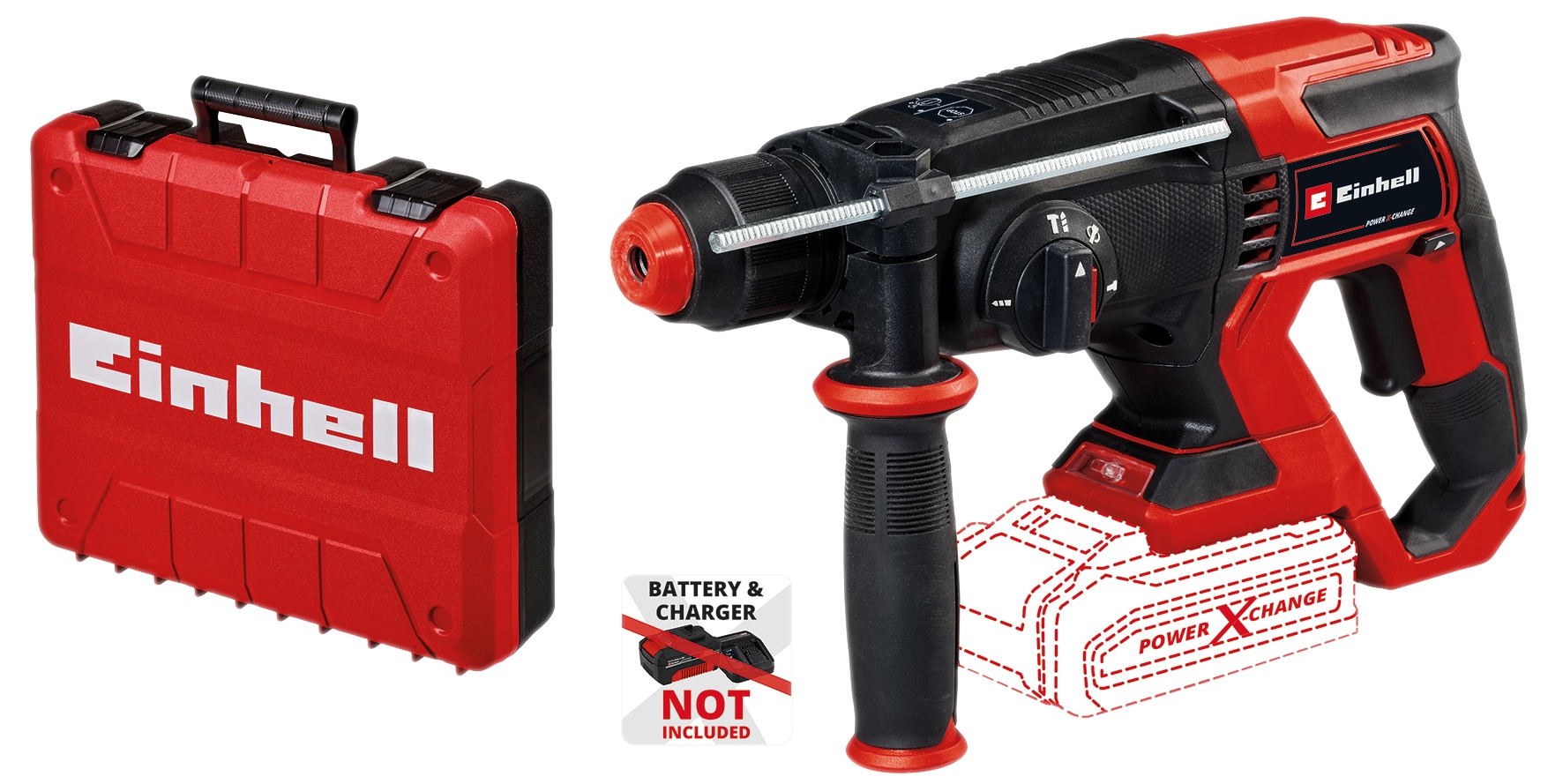 EINHELL Akku-Bohrhammer TE-HD 18/20 Li-Solo EINHELL Akku-Bohrhammer TE-HD 18/20 Li-Solo