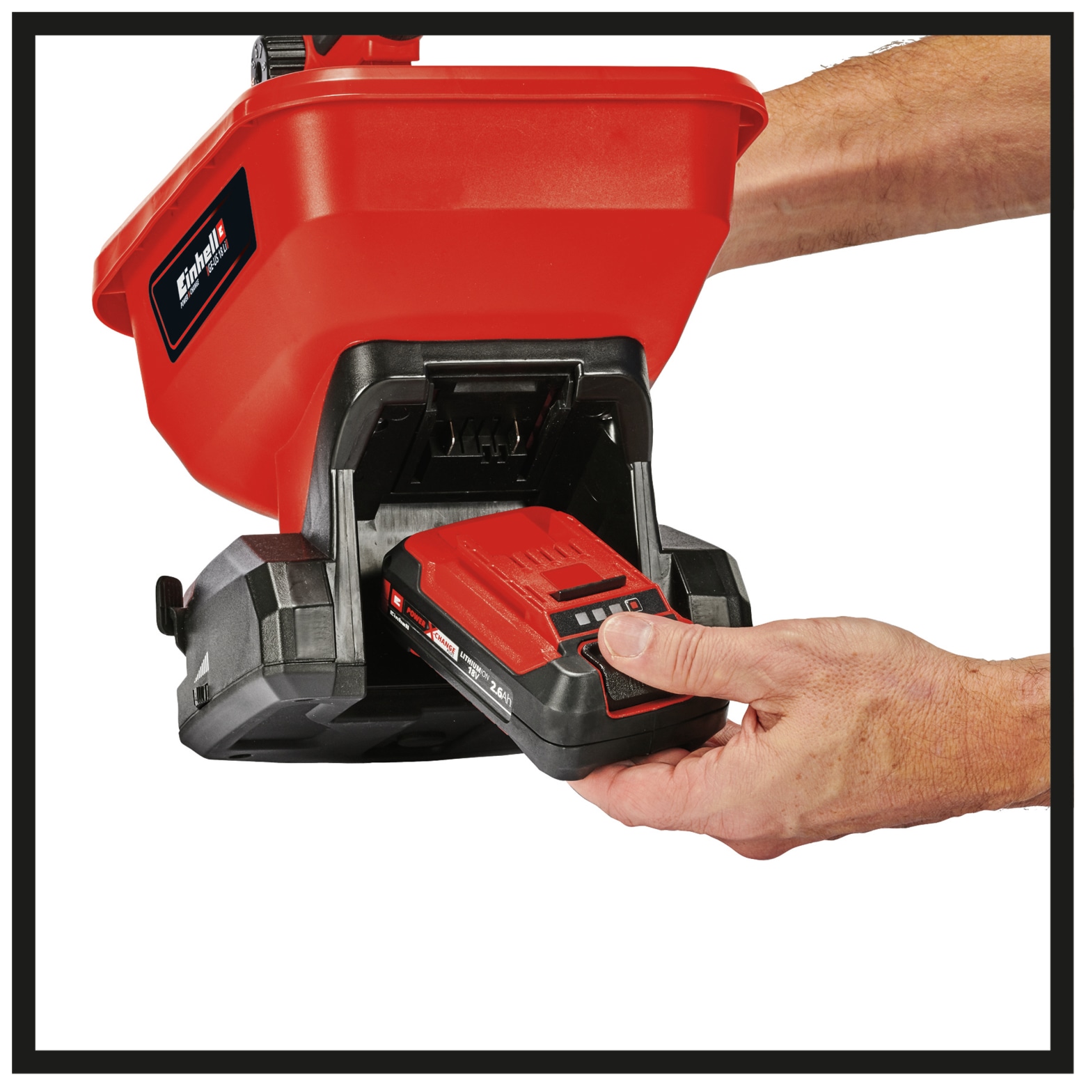 EINHELL Akku-Streuer GE-US 18 Li + Starterset