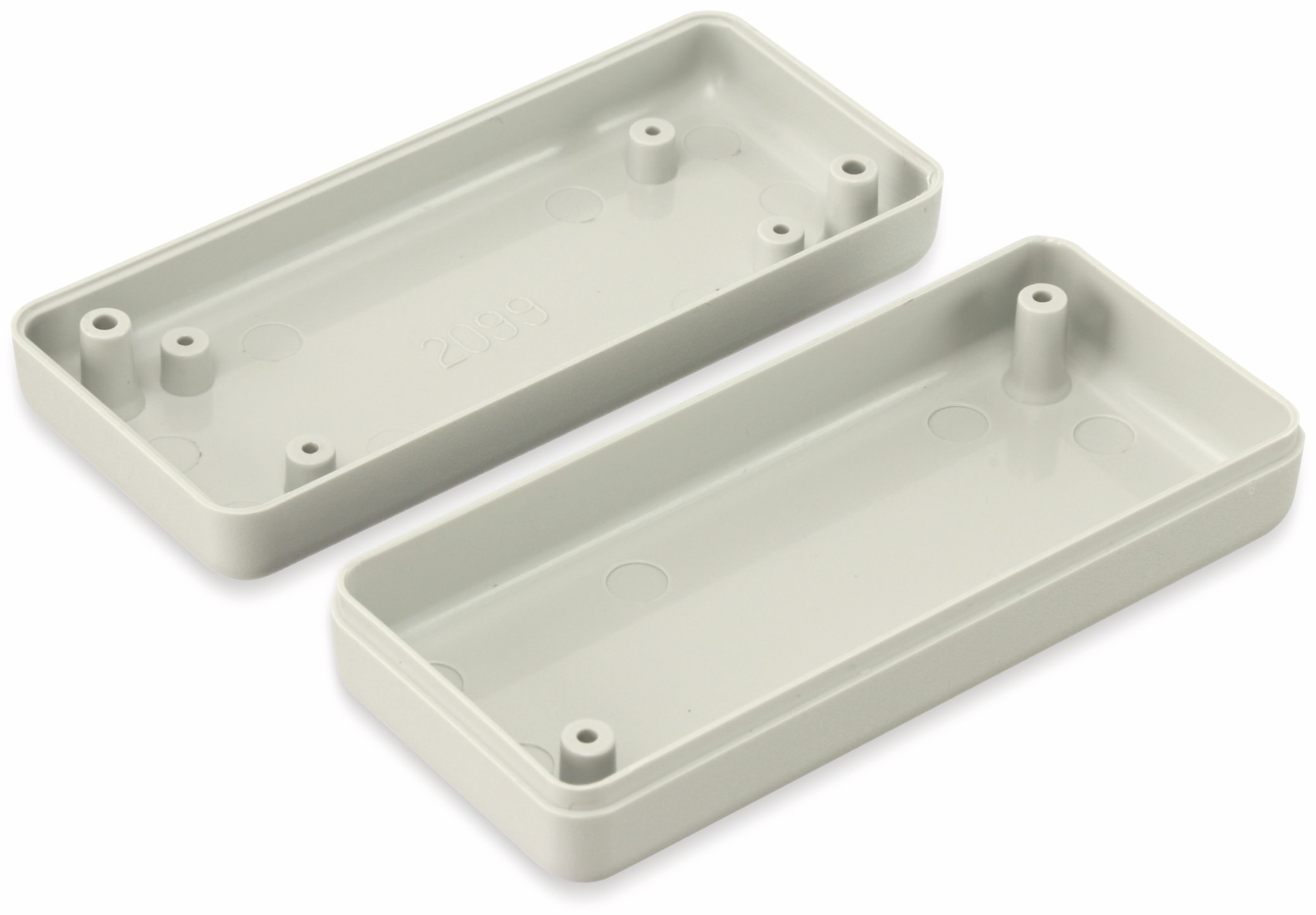 STRAPUBOX Kunststoffgehäuse, Typ 2099 GR, 90 x 40 x 24 mm STRAPUBOX Kunststoffgehäuse, Typ 2099 GR, 90 x 40 x 24 mm