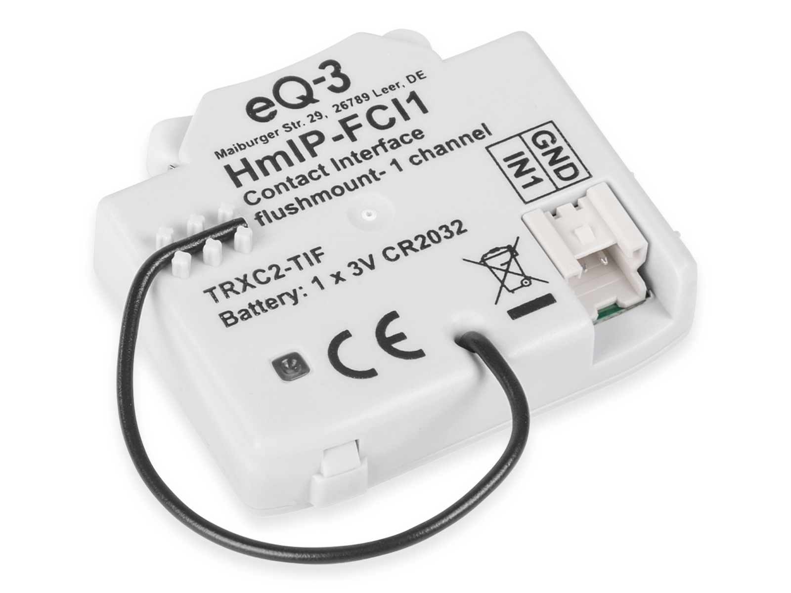 HOMEMATIC IP Smart Home 153489A0 Kontakt-Schnittstelle, Unterputz, 1-fach HOMEMATIC IP Smart Home 153489A0 Kontakt-Schnittstelle, Unterputz, 1-fach