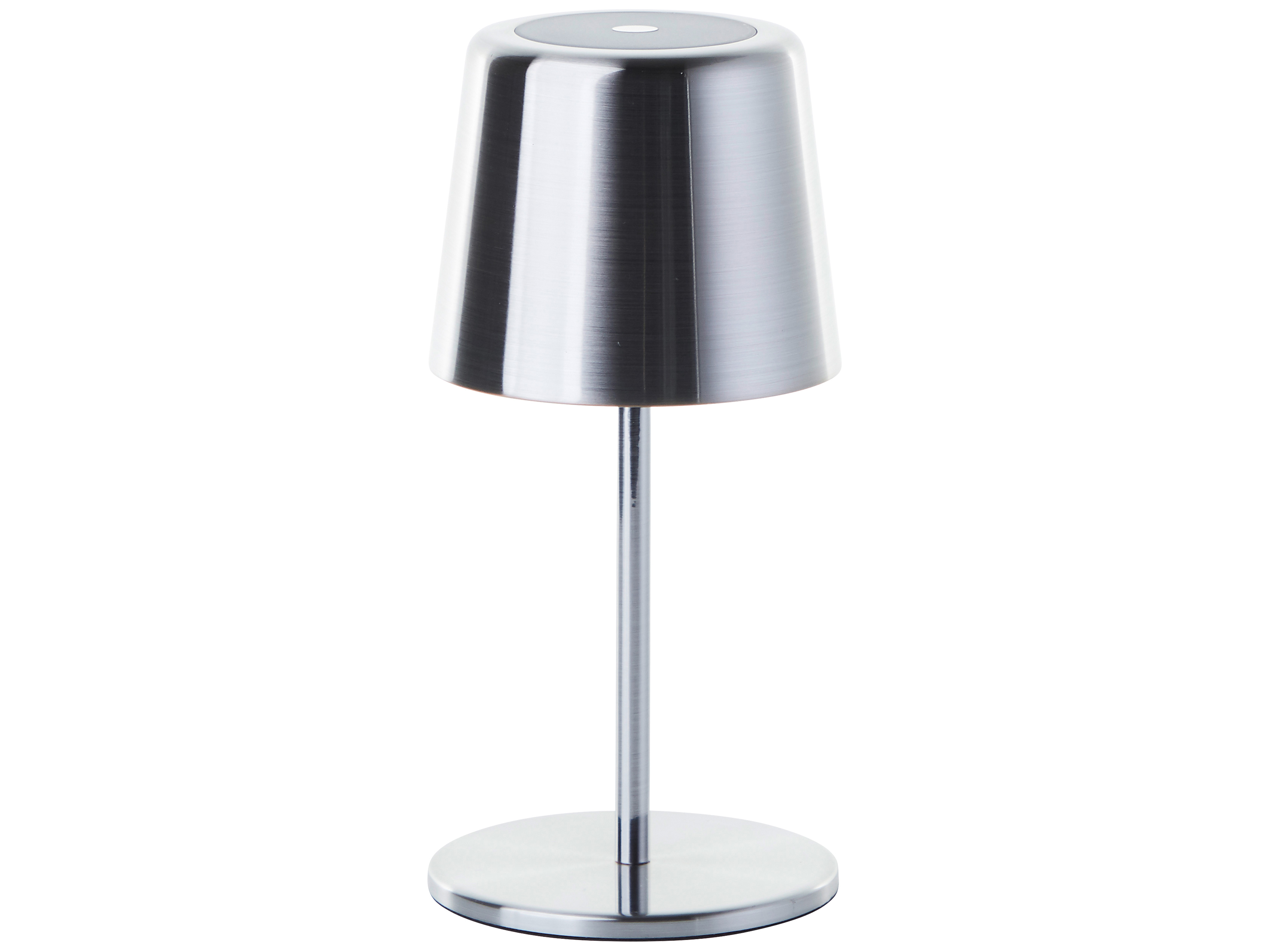 BRILLIANT LED-Akku-Tischleuchte Xaana, 4W, 300lm, CCT, nickel-matt
