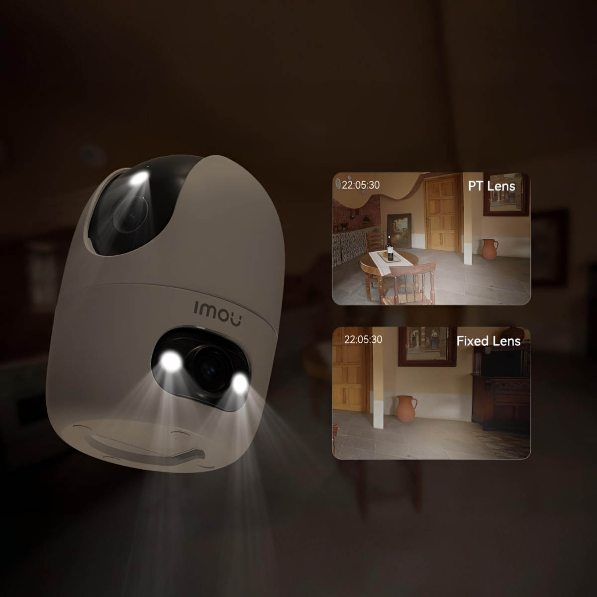 IMOU Überwachungskamera A1 Dual 6MP, Innen, weiß IMOU Überwachungskamera A1 Dual 6MP, Innen, weiß