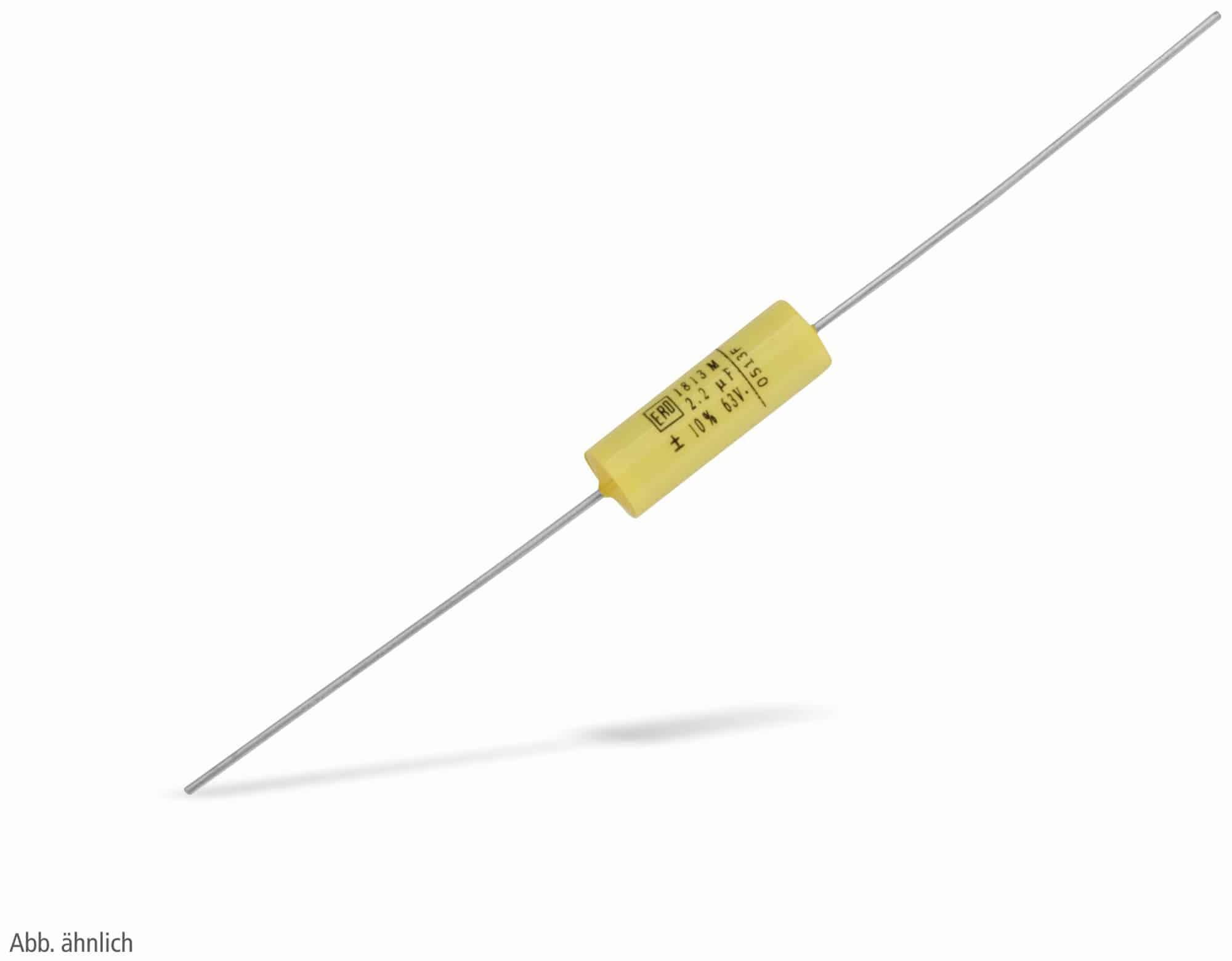 VISHAY Folienkondensator ROEDERSTEIN MKT1813, 680 nF, 100 V-, axial VISHAY Folienkondensator ROEDERSTEIN MKT1813, 680 nF