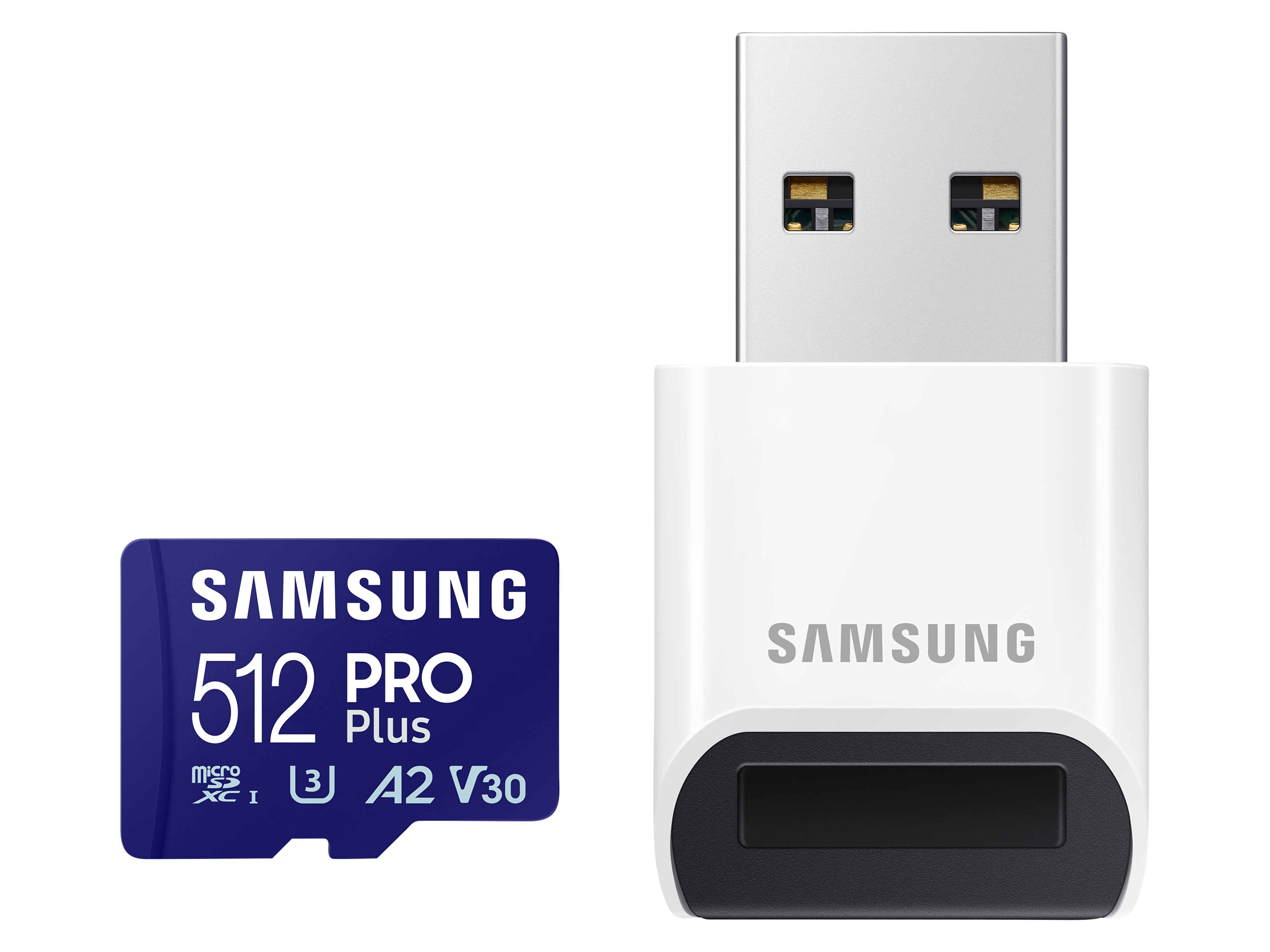 SAMSUNG MicroSDXC-Speicherkarte PRO Plus (2023) 512GB inkl. USB-Adapter