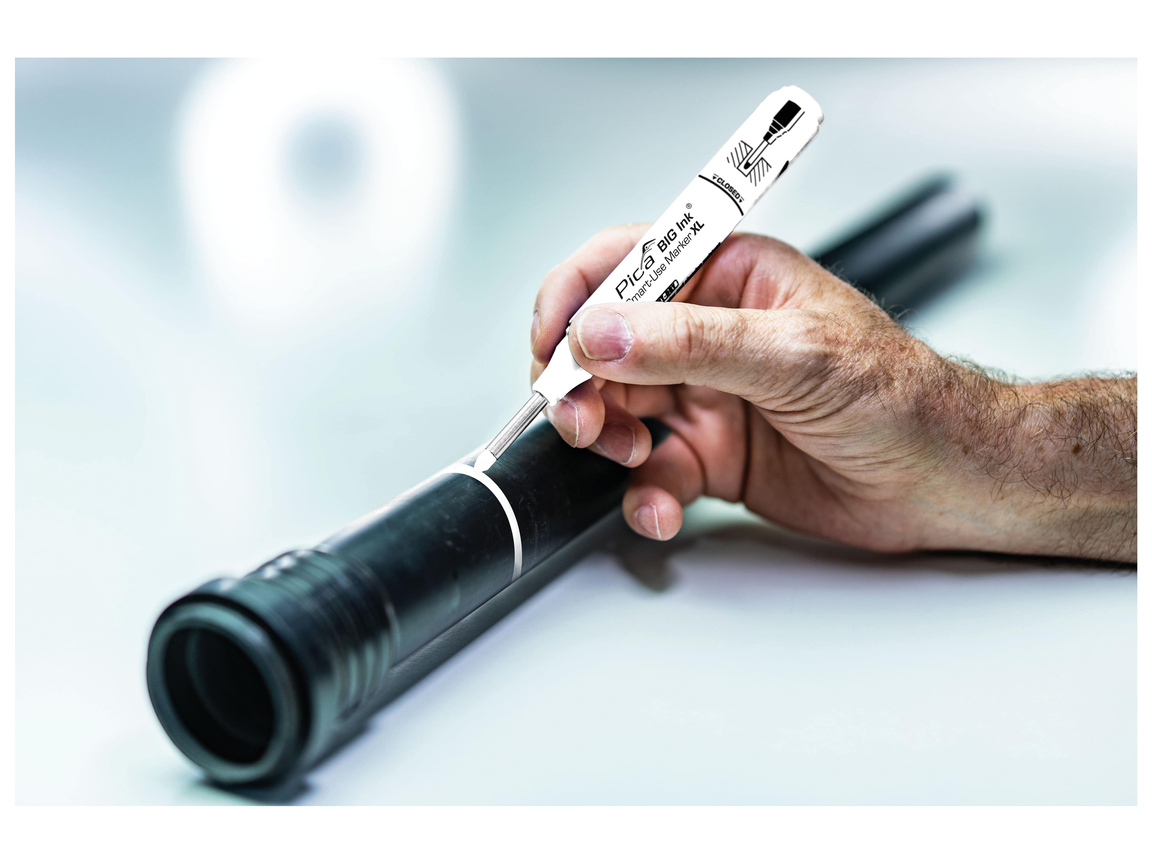 PICA BIG Ink Smart-Use Marker XL 170/52/SB, weiß PICA BIG Ink Smart-Use Marker XL 170/52/SB, weiß